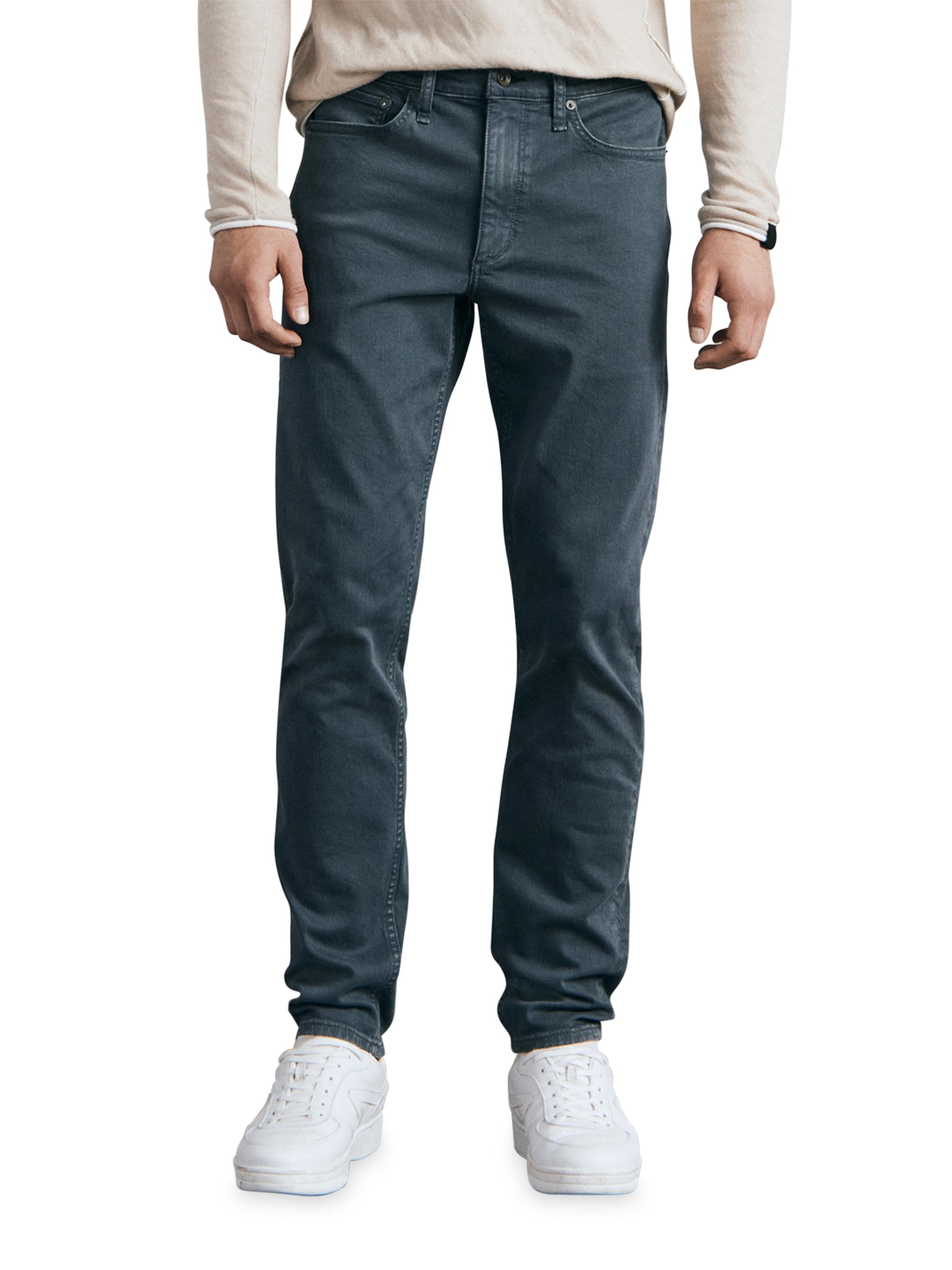 rag & bone Men's Fit 2 Authentic Stretch Jeans - Teal