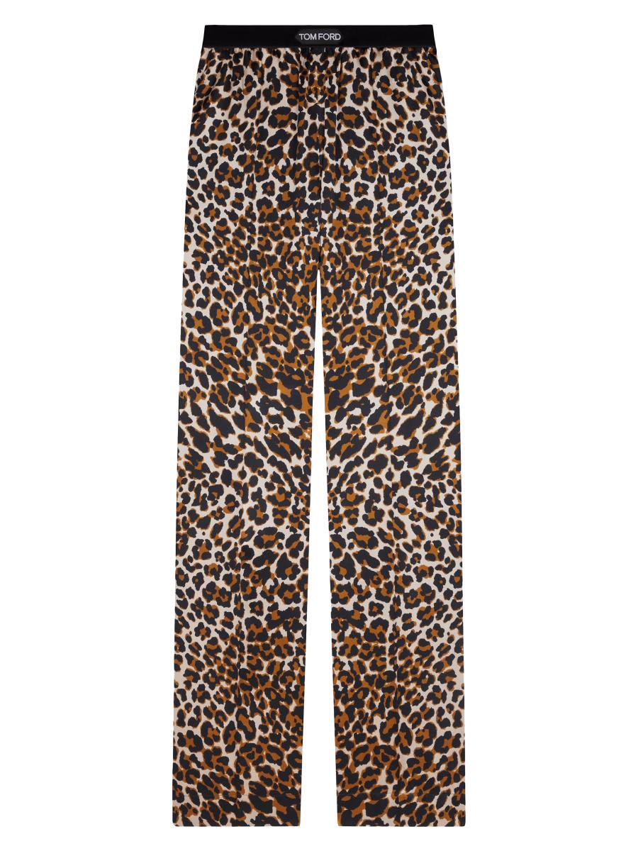 パンツ TOM FORD WOMEN Leopard Print Trousers Brown TOM FORD WOMEN Leopard Print Trousers Brown