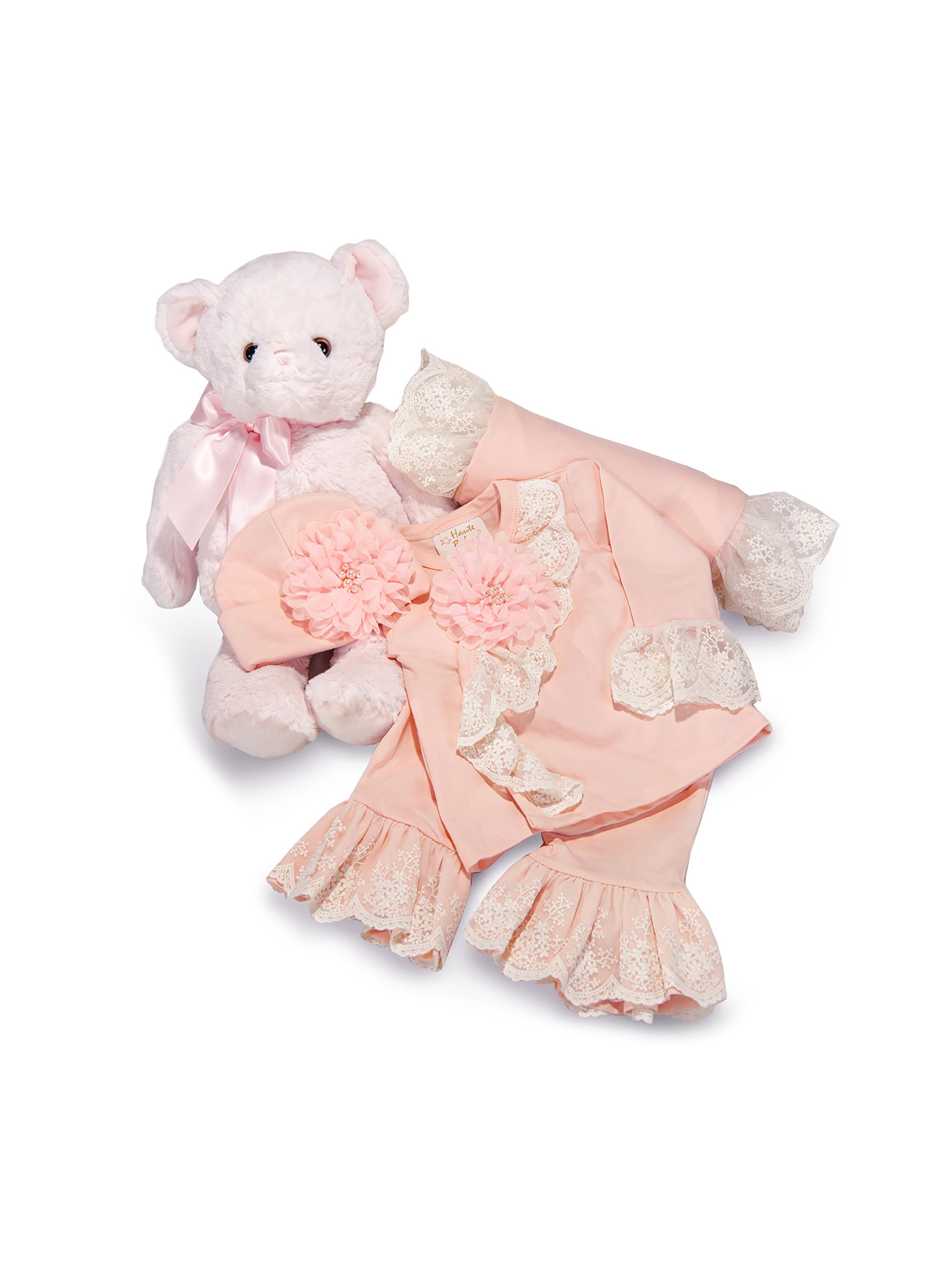Haute Baby Baby Girl's Chic Petite 5-Piece Gift Set - Pink 12 Months