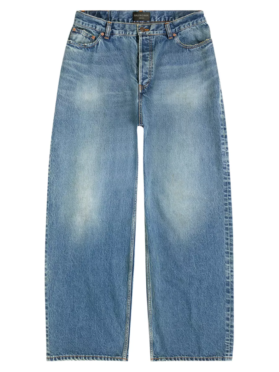 Shop Balenciaga Large Baggy Jeans | Saks Fifth Avenue Shop Balenciaga Large Baggy Jeans | Saks Fifth Avenue