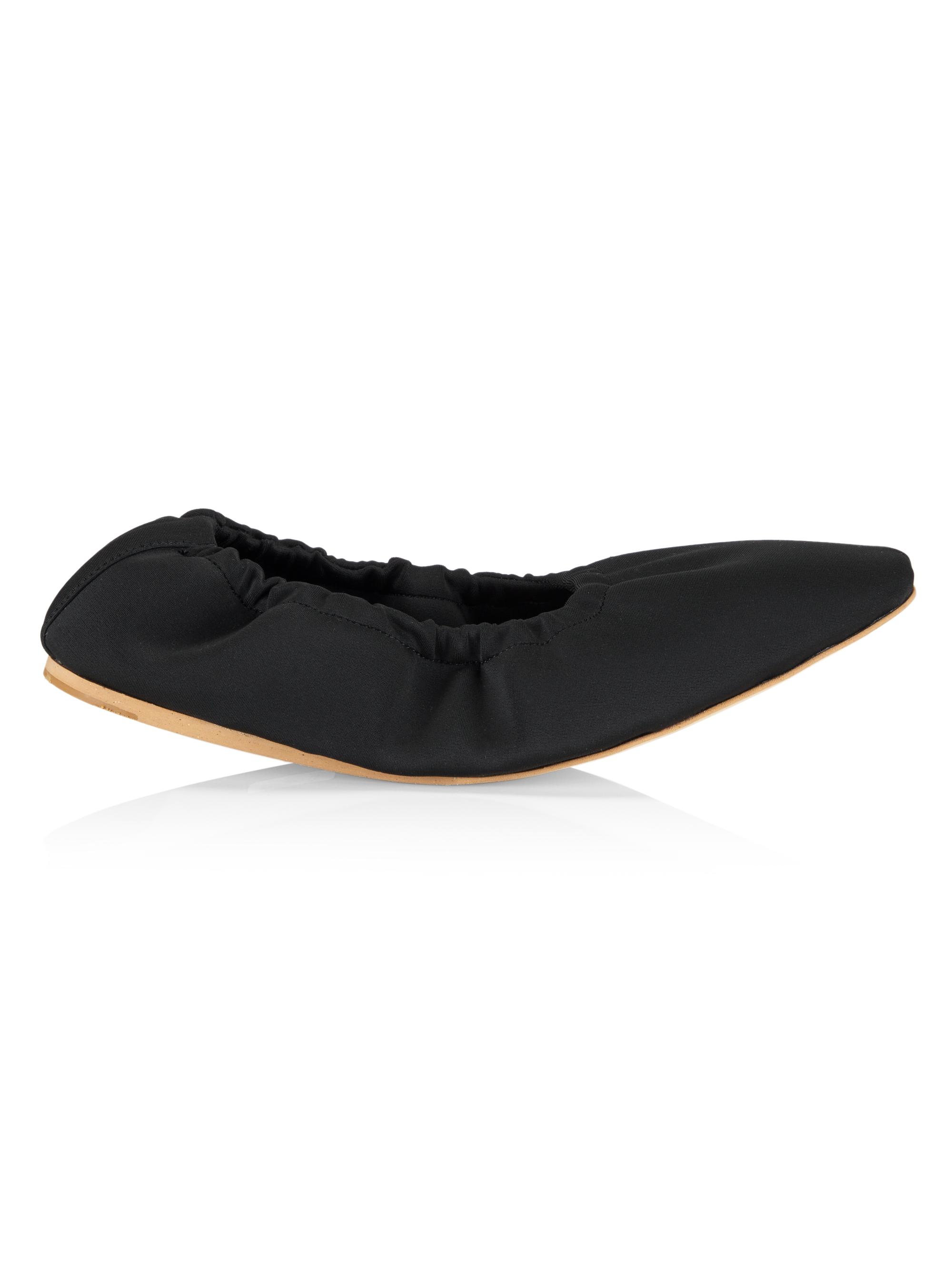 Aera Women's Carla Vegan Satin Ballet Flats - Black