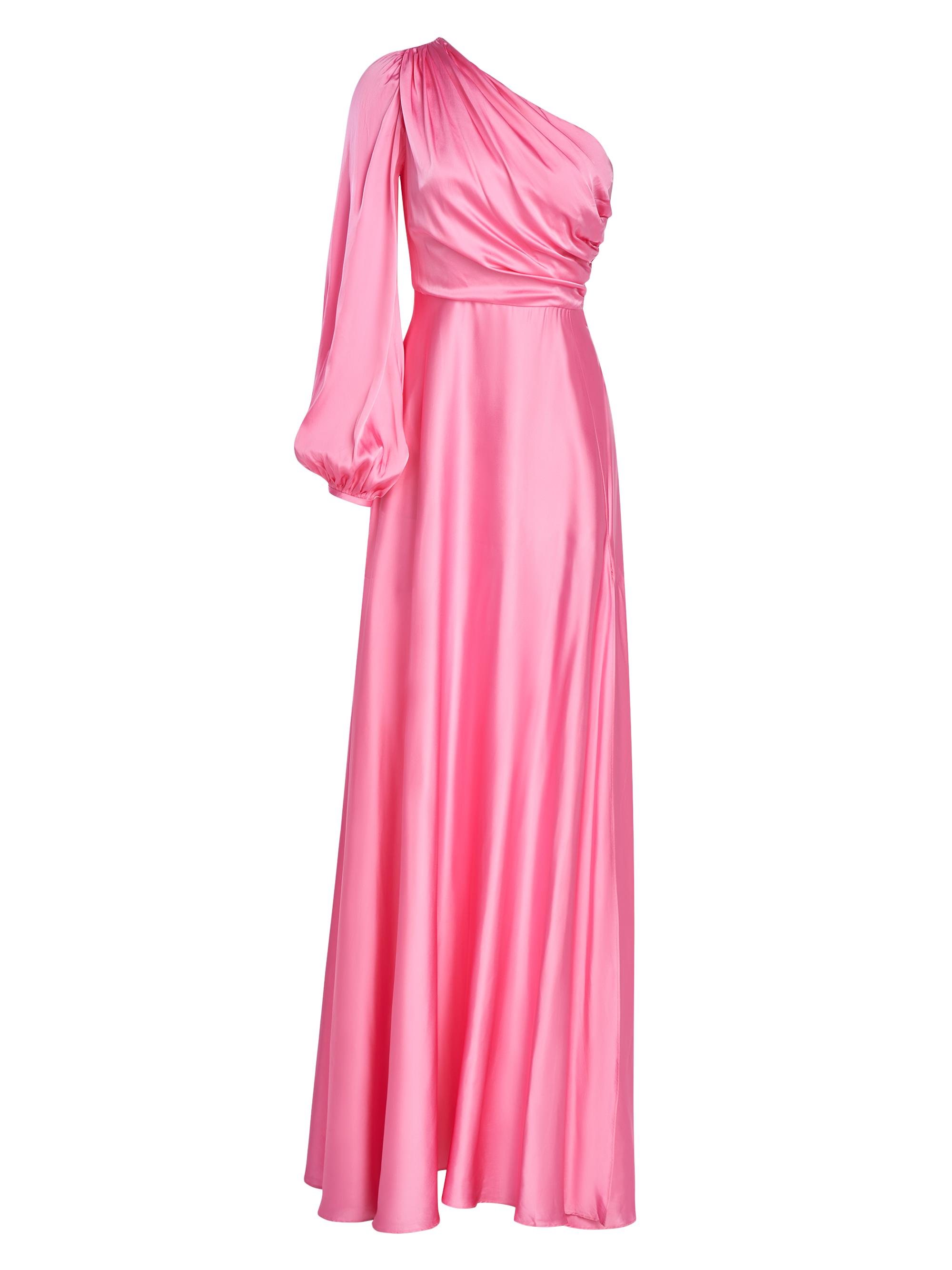 Amur Women's Elisabet One-Shoulder Slit Gown - Calla Lily