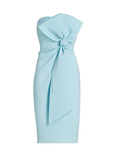 Strapless Bow-Embellished Dress