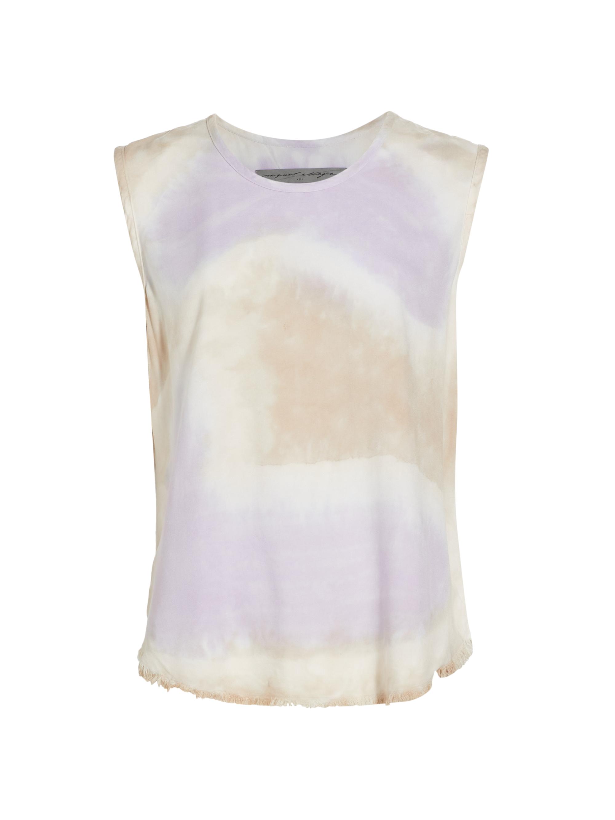 Raquel Allegra Women's Iris Tie-Dye Tank - Lavender Tie Dye