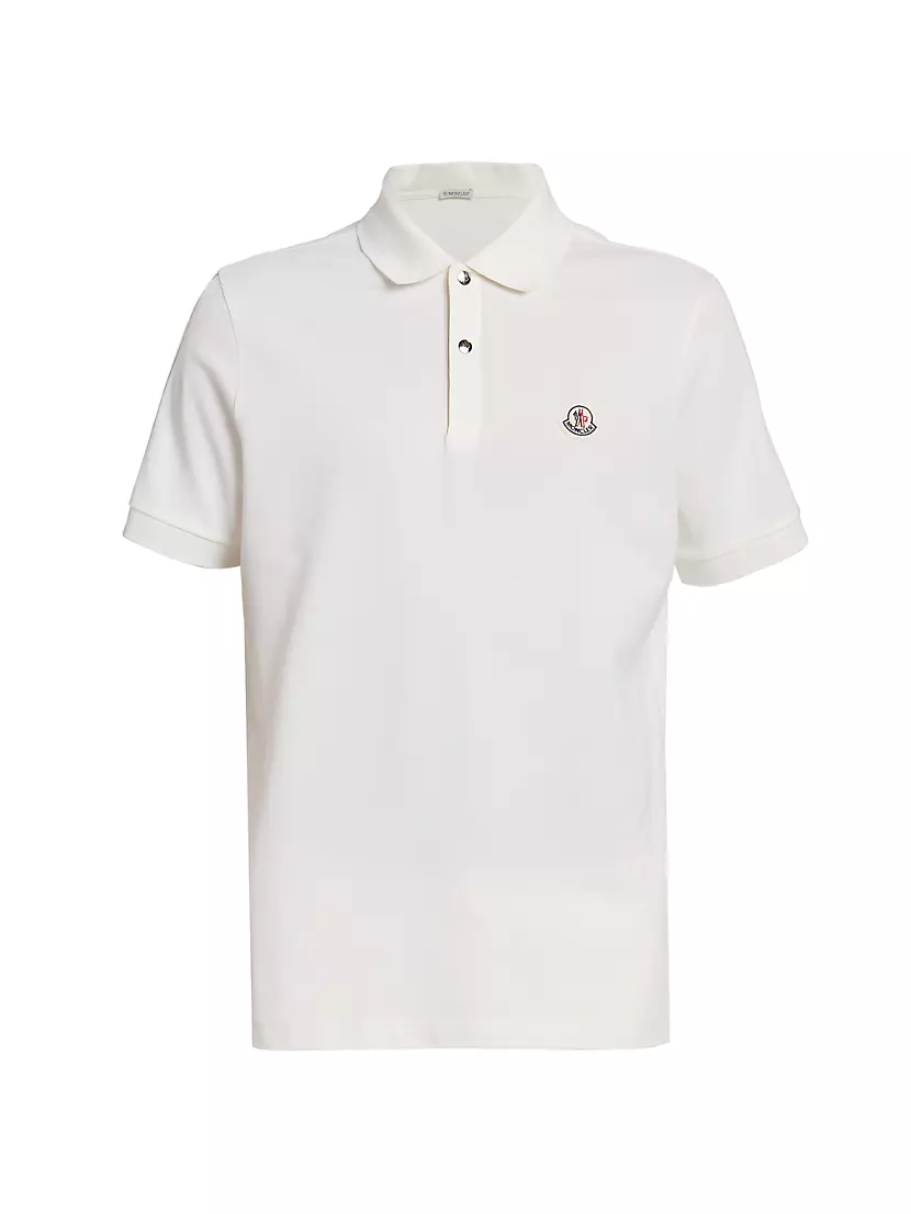 Shop Moncler Short-Sleeve Polo Shirt | Saks Fifth Avenue