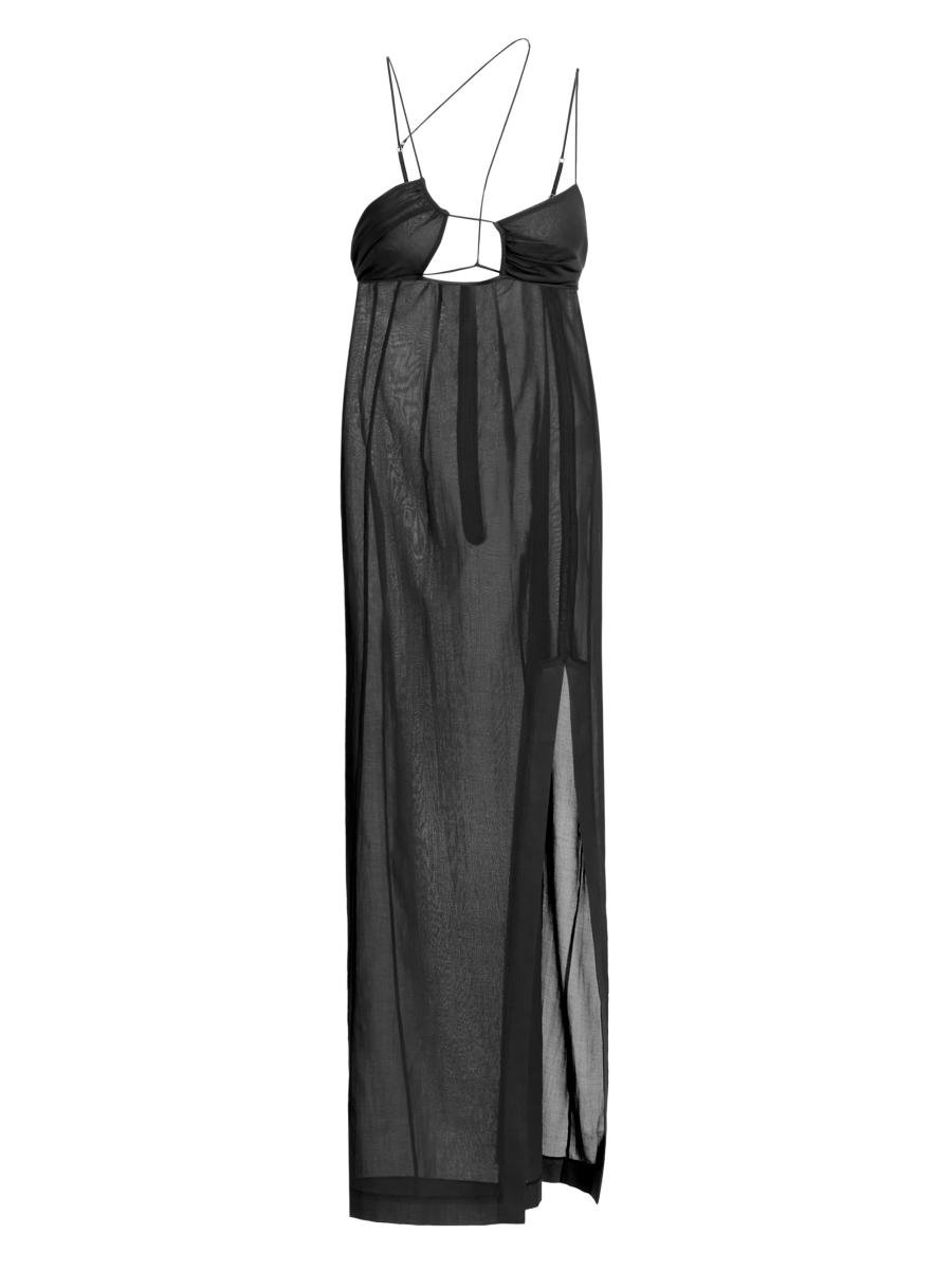 NENSI DOJAKA ND23FWSC41010ANUDE 関税送料込 Nensi Dojaka Sleeveless Asymmetric Maxi Dress | Saks Fifth