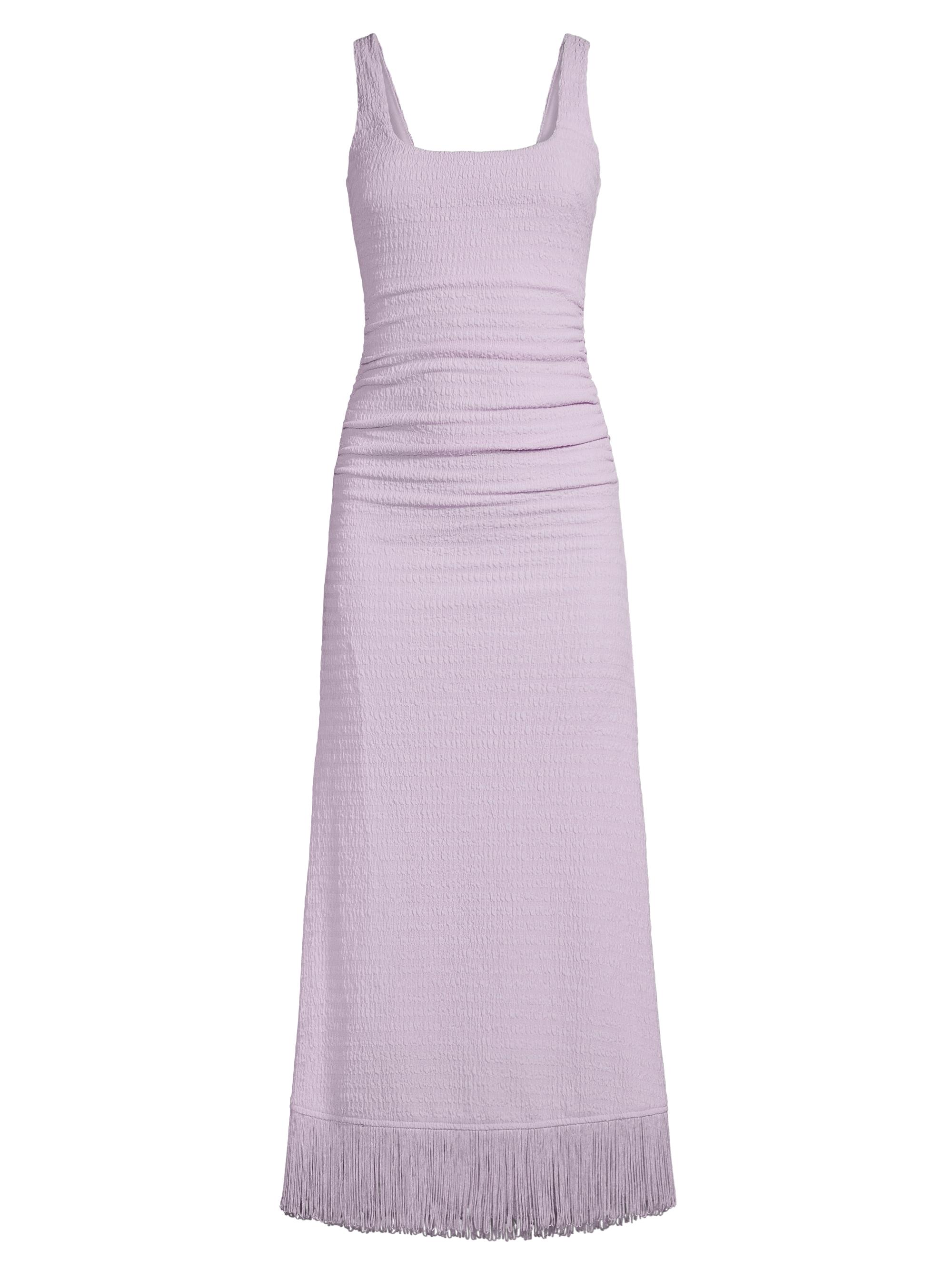 Likely Women's Nino Fringe-Trim Midi-Dress - Lilac