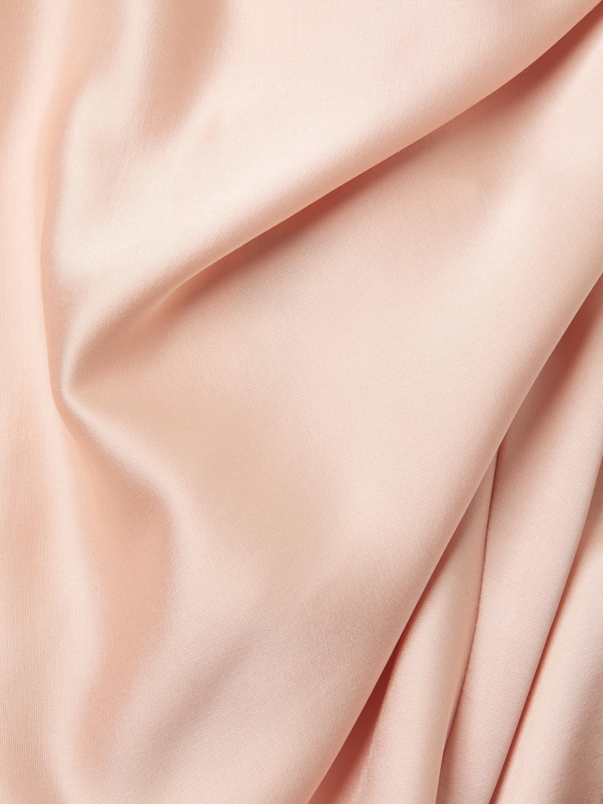 slim fit dress slacks Midi Dresses Delayne V-Neck Satin Midi Dress Rose Size 2
