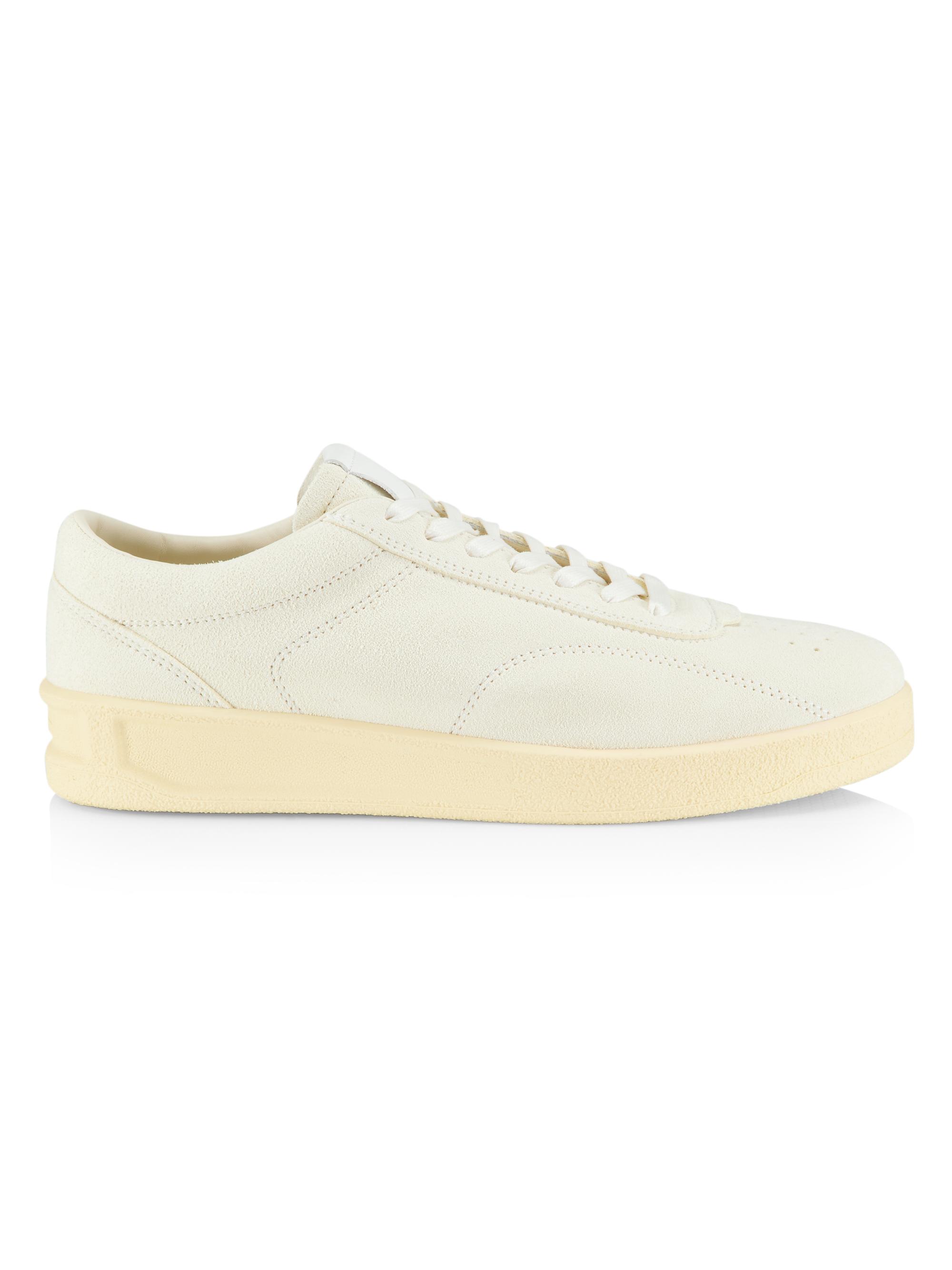 Jil Sander Men's Suede Low-Top Sneakers - Natural