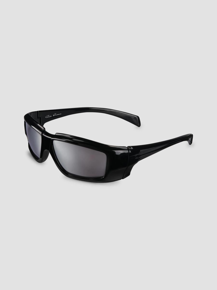 Rick Owens 55MM Mirrored Rectangular Sunglasses | Saks Fifth Avenue
