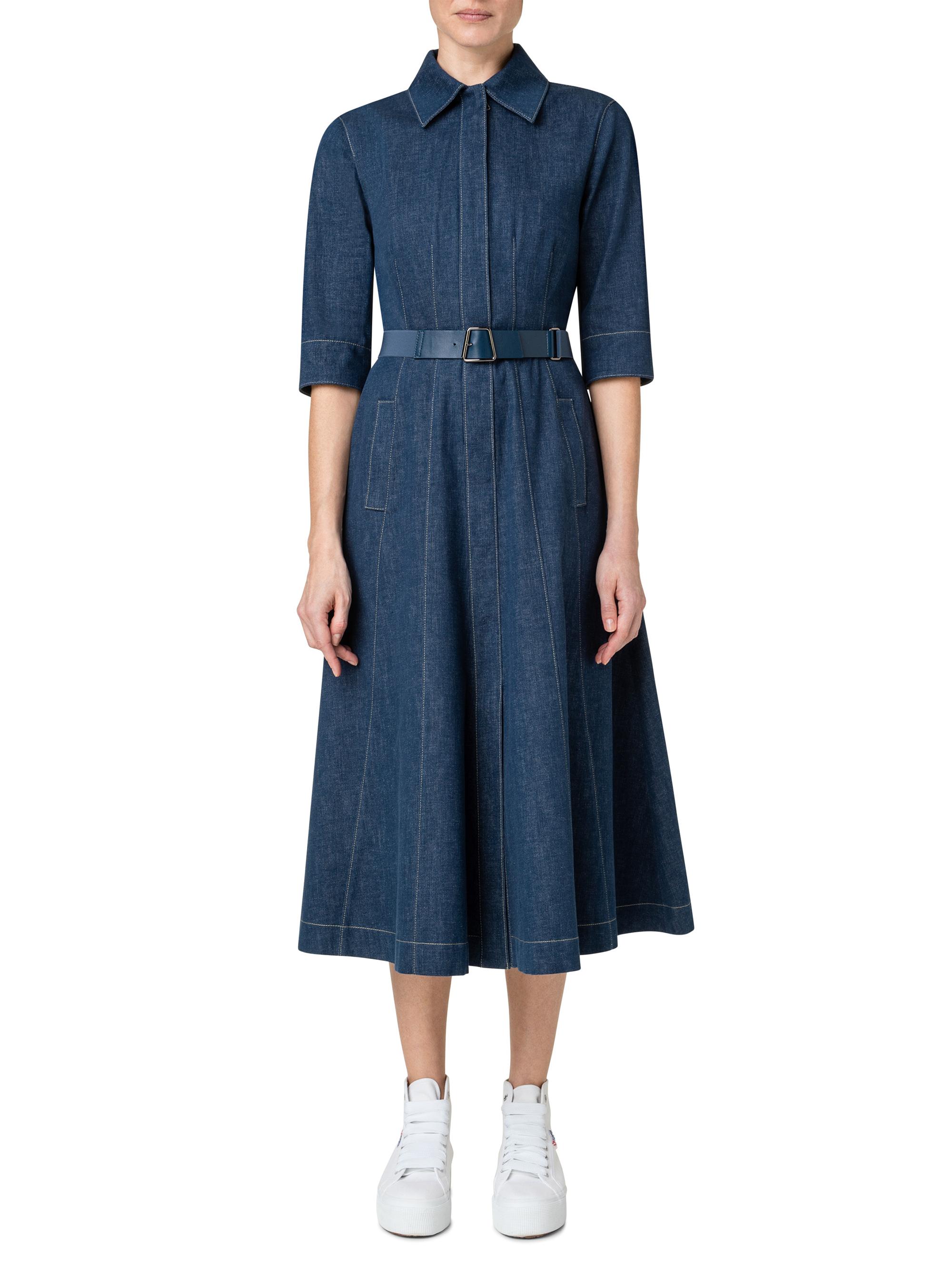 Akris Stretch Denim Shirtdress | Saks Fifth Avenue