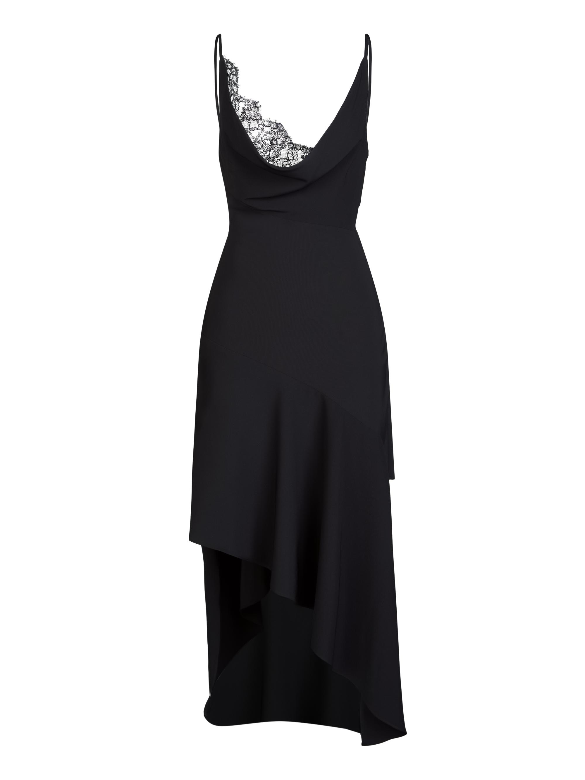 Et Ochs Women's Kala Lace-Insert Midi-Dress - Black