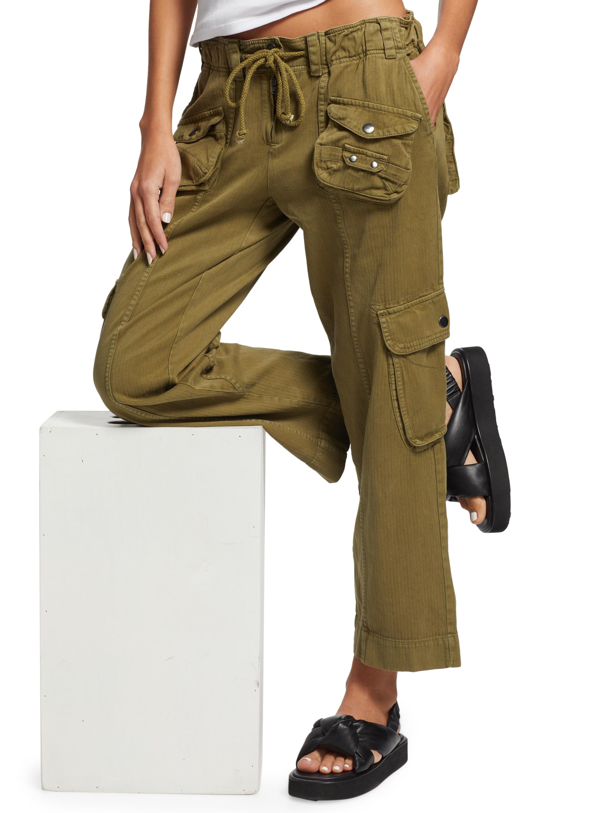 Free People Tahiti Drawstring Cargo Pants | Saks Fifth Avenue
