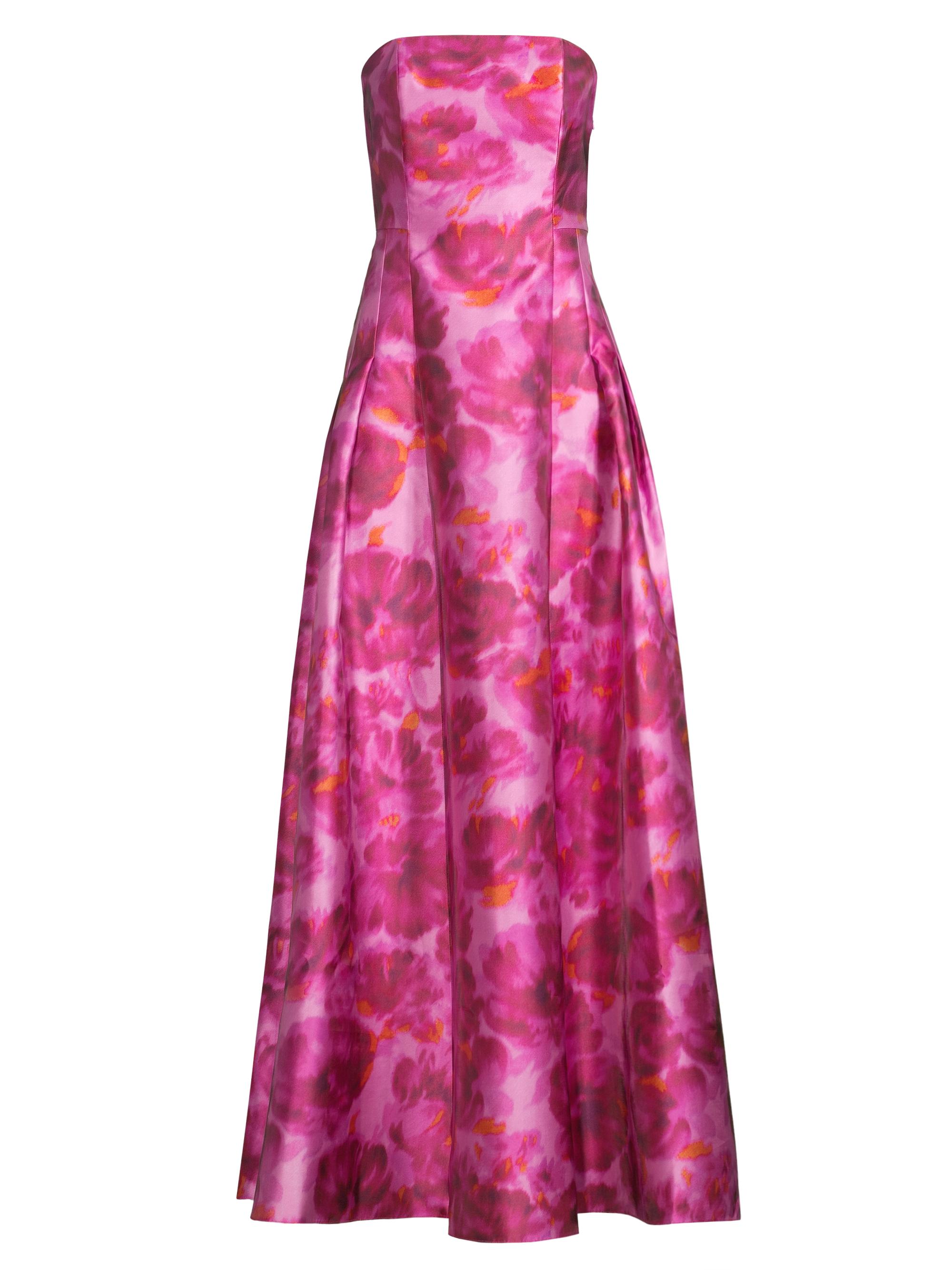 Sachin & Babi Women's Zofia Strapless Printed Gown - French Pink Watercolor