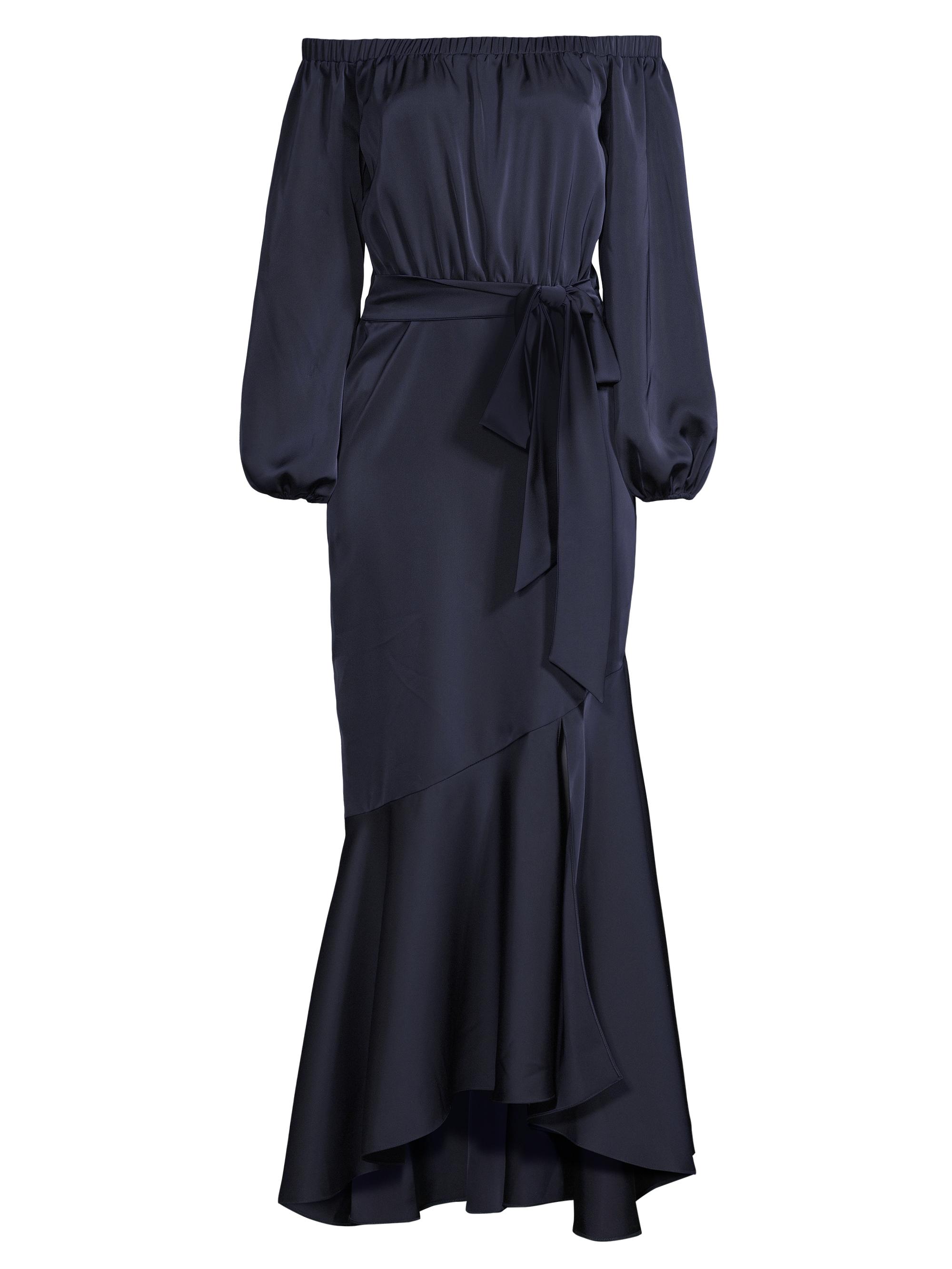 Sachin & Babi Women's Kai Off-The-Shoulder Fishtail Maxi Dress - Midnight