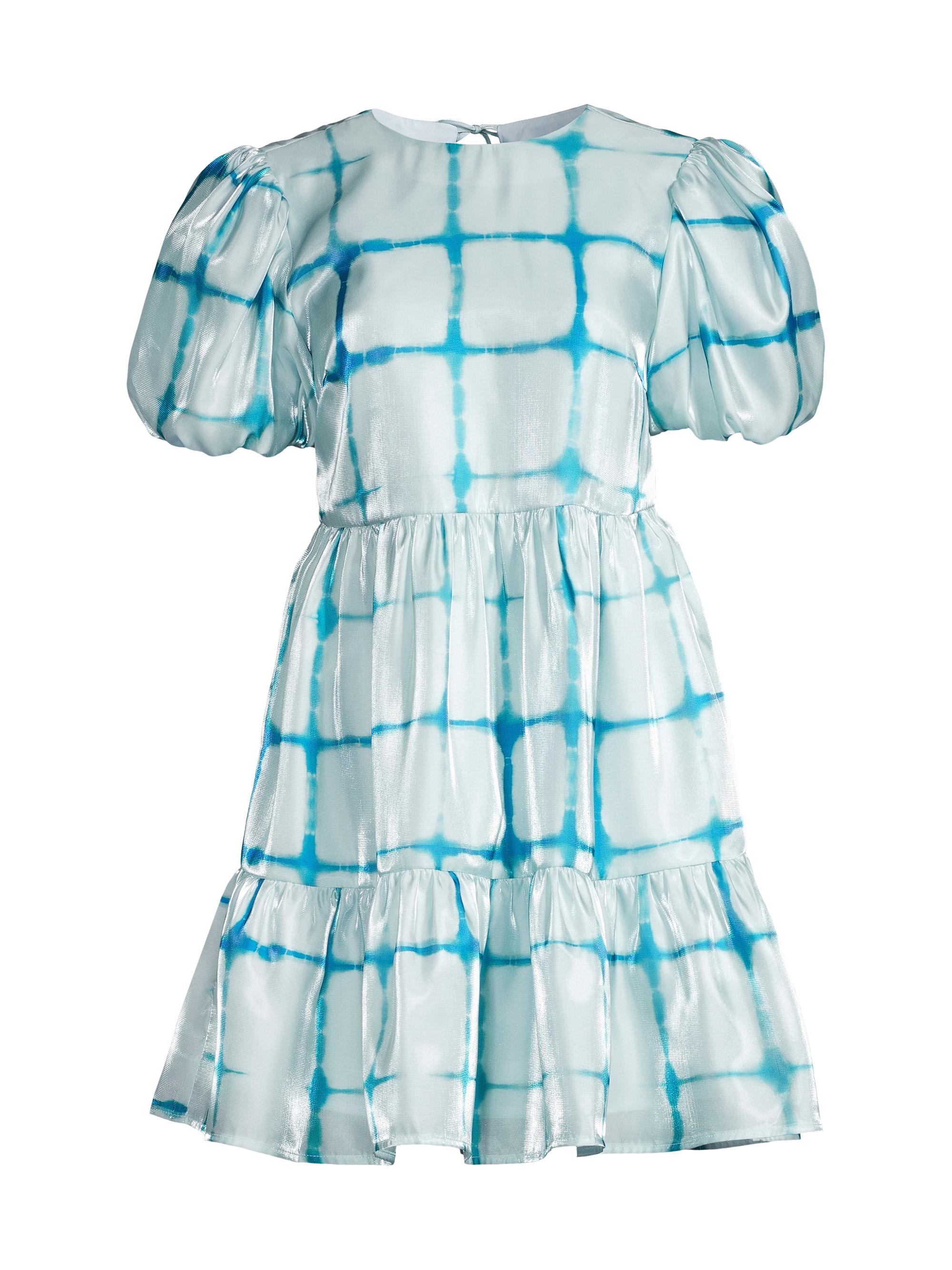 Elliatt Women's Heartstrings Tiered Minidress - Teal