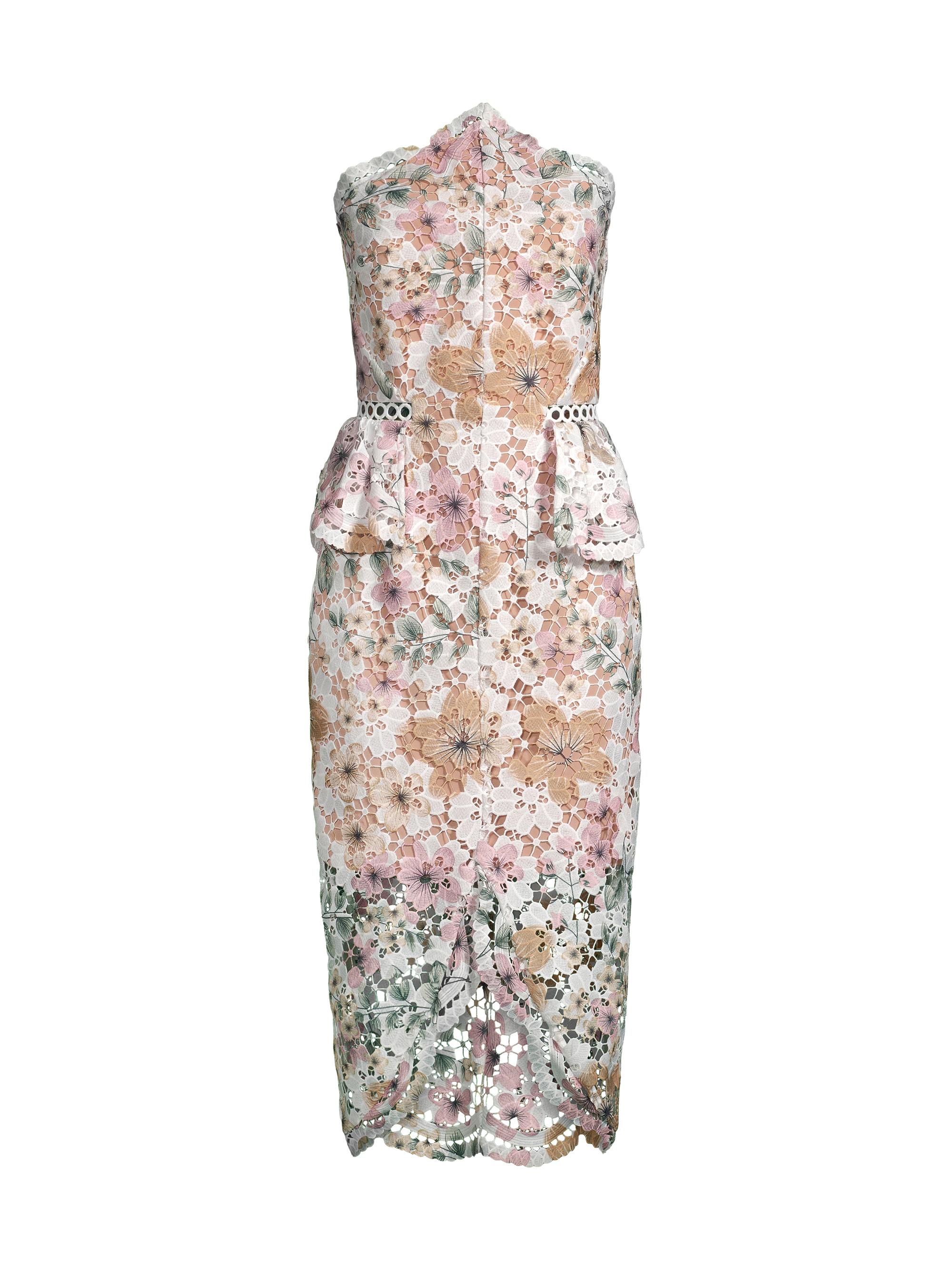 elliatt floral lace midi dress Elliatt Paradise Floral Lace Skater Midi Dress