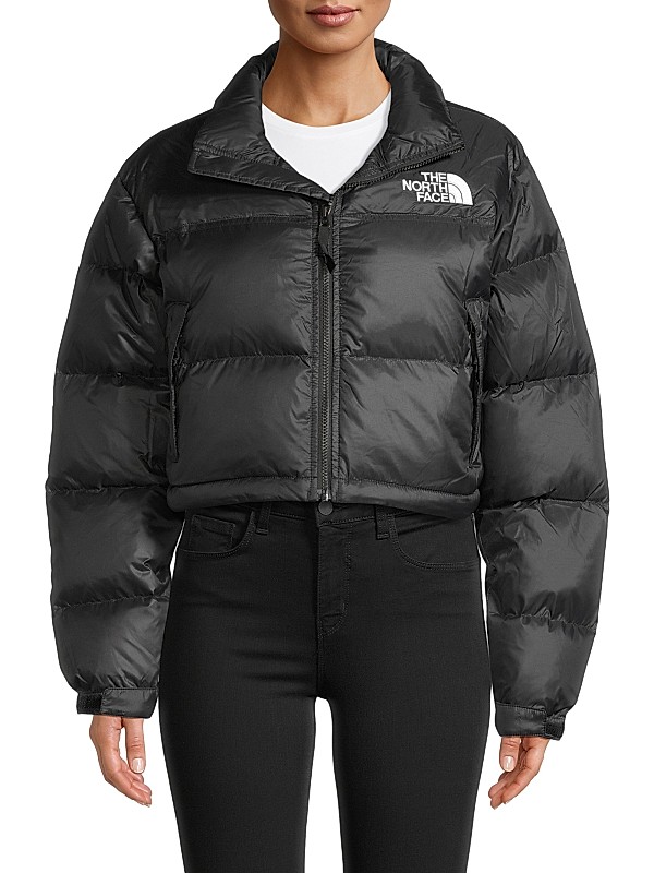 Shop The North Face Nuptse Cropped Down Puffer Jacket | Saks Shop The North Face Nuptse Cropped Down Puffer Jacket | Saks