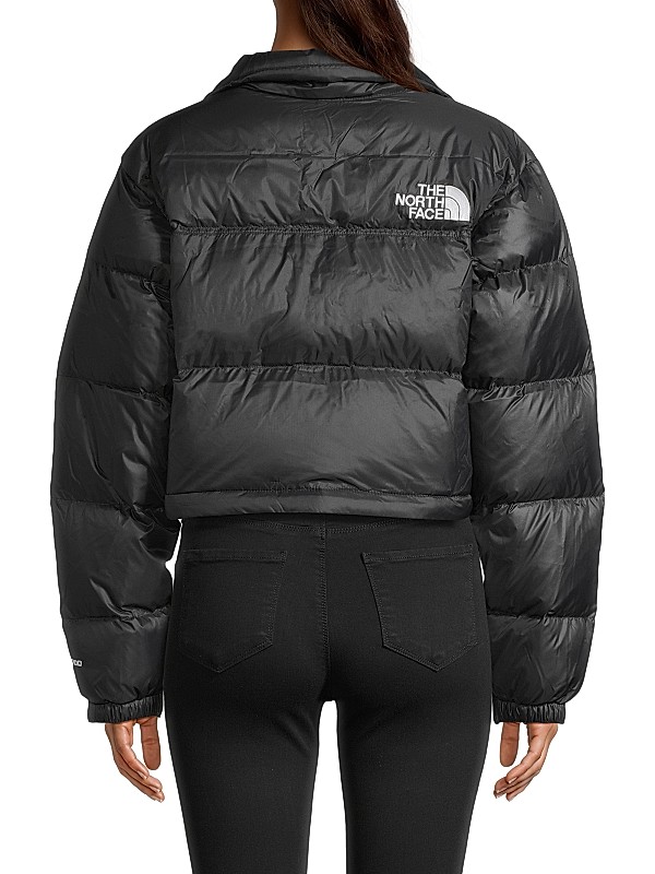 Shop The North Face Nuptse Cropped Down Puffer Jacket | Saks Shop The North Face Nuptse Cropped Down Puffer Jacket | Saks