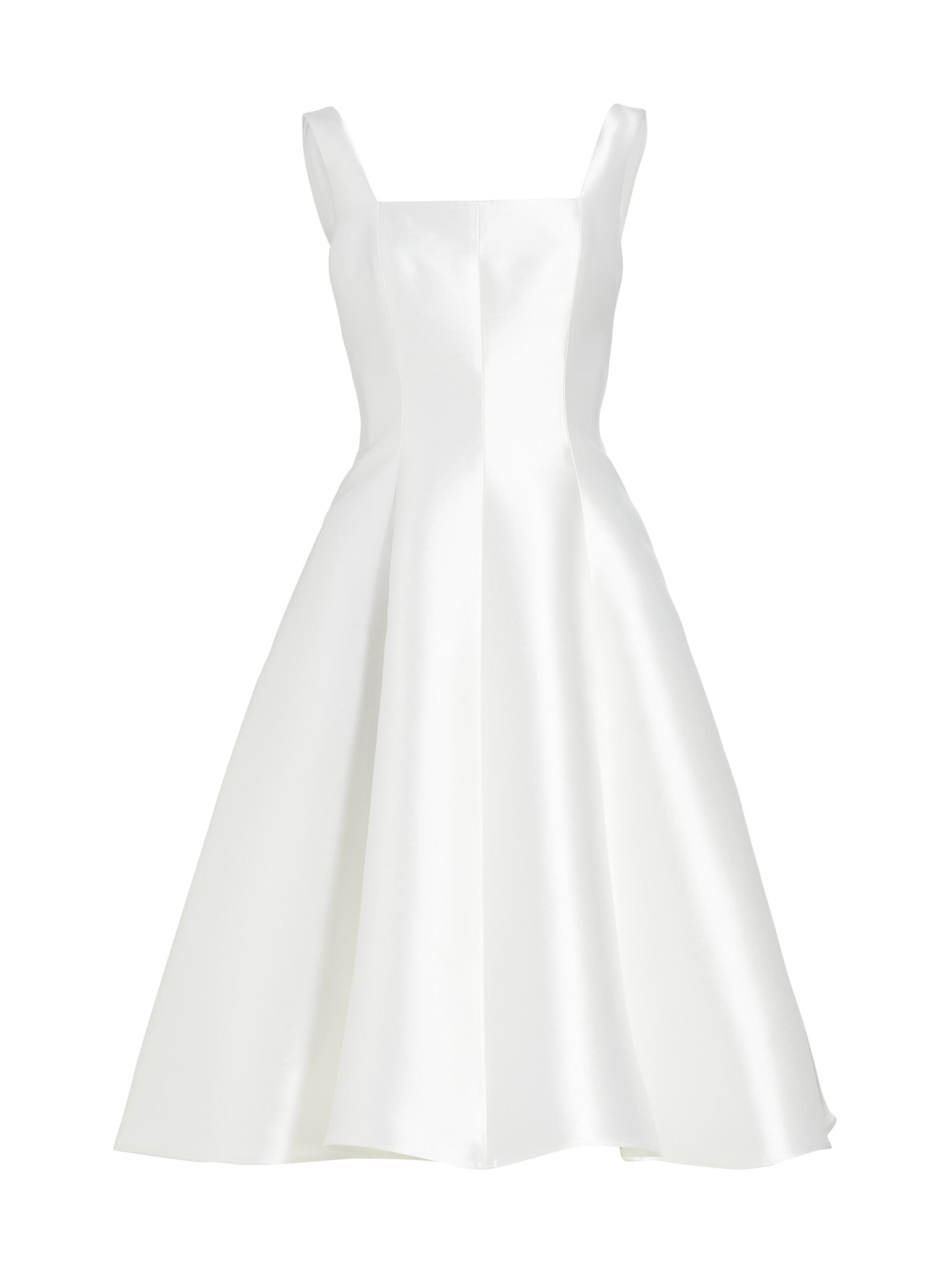 Amsale Women's Mikado Paneled Midi-Dress - Fuchsia