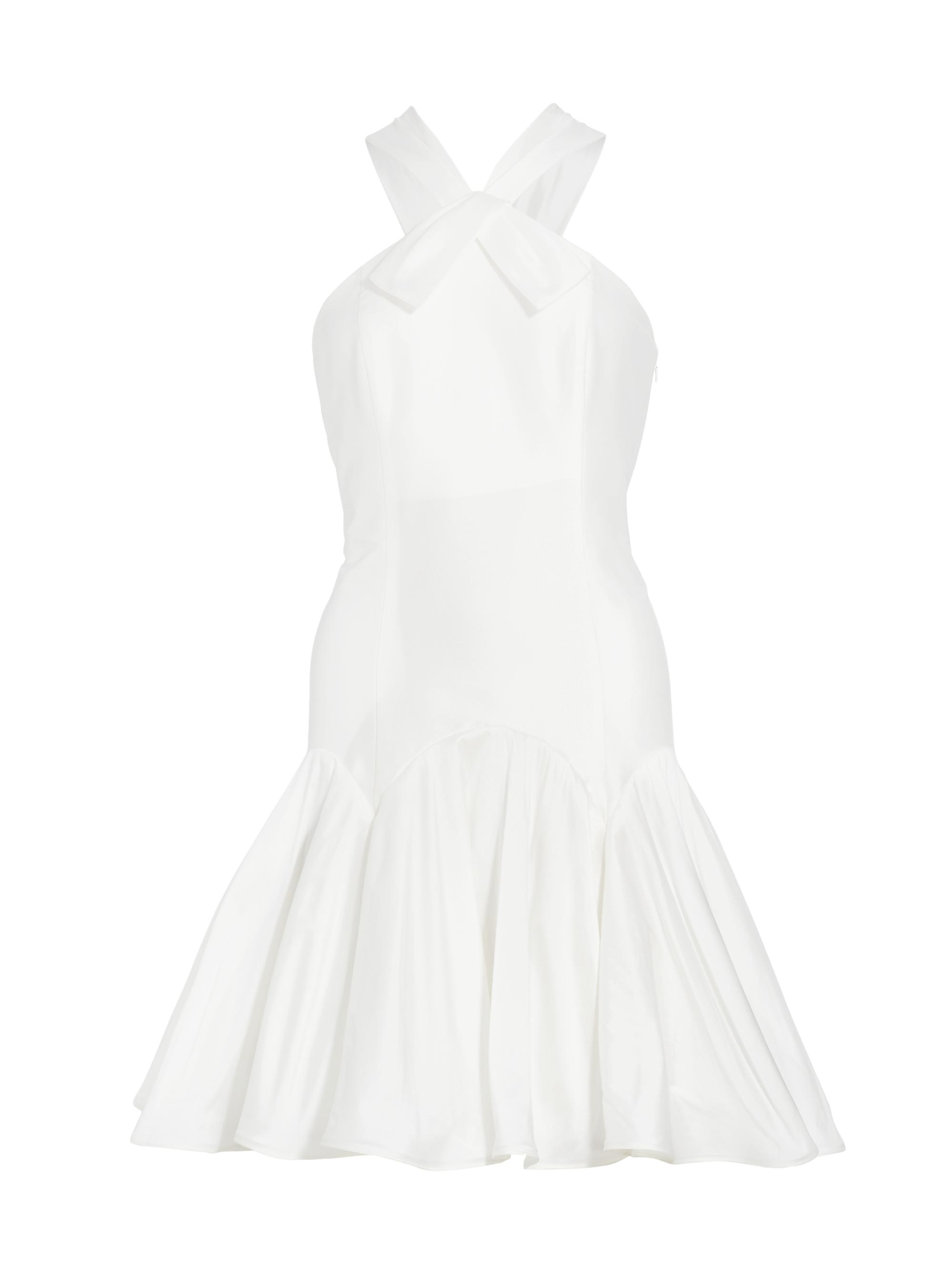 Amsale Women's Satin Halterneck Dress -