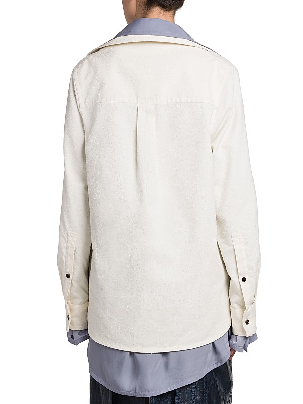 Shop Bottega Veneta Layered Button-Front Shirt | Saks Fifth Shop Bottega Veneta Layered Button-Front Shirt | Saks Fifth
