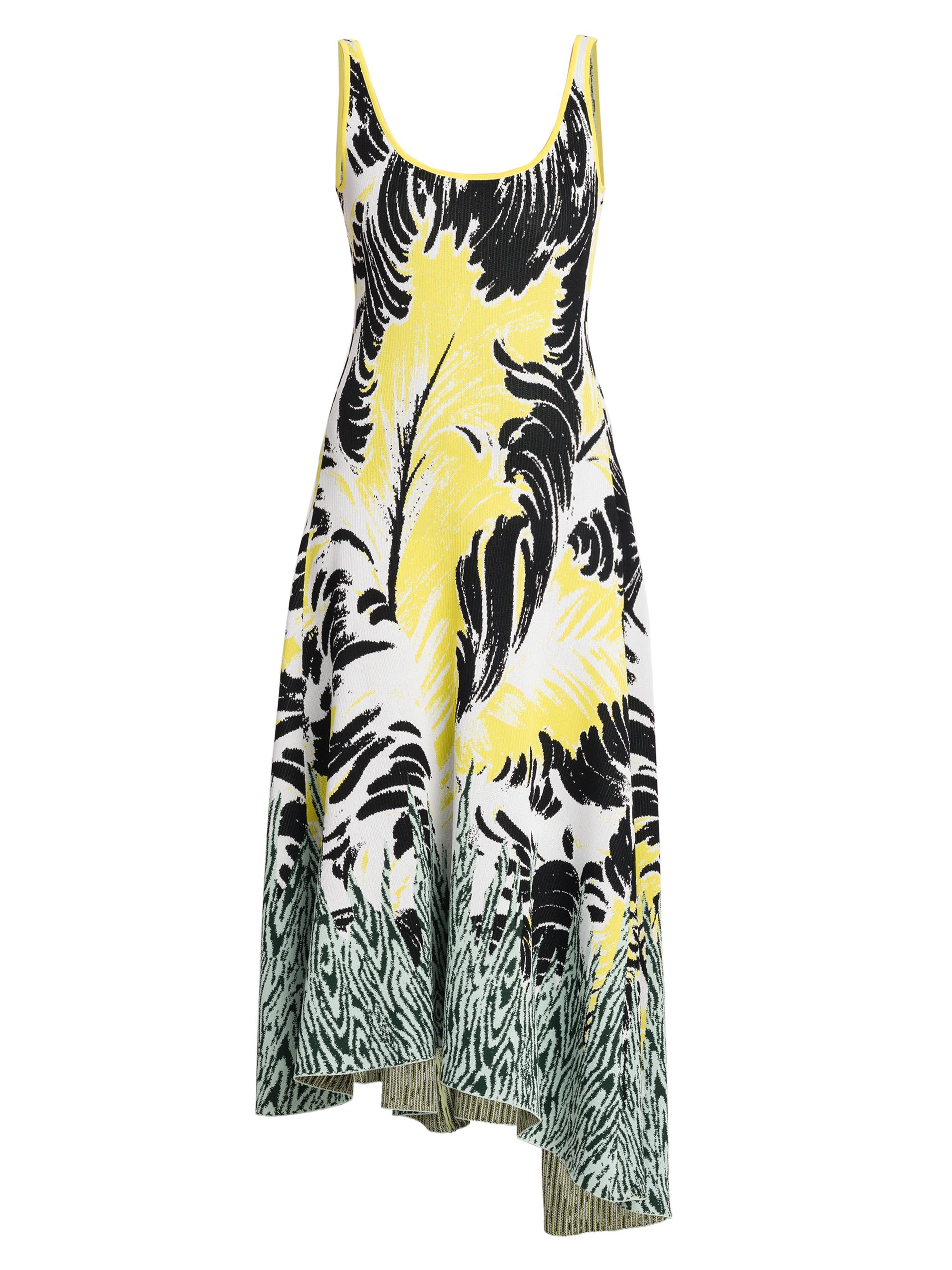 Bottega Veneta Women's Sleeveless Jacquard-Knit Midi-Dress - Light House