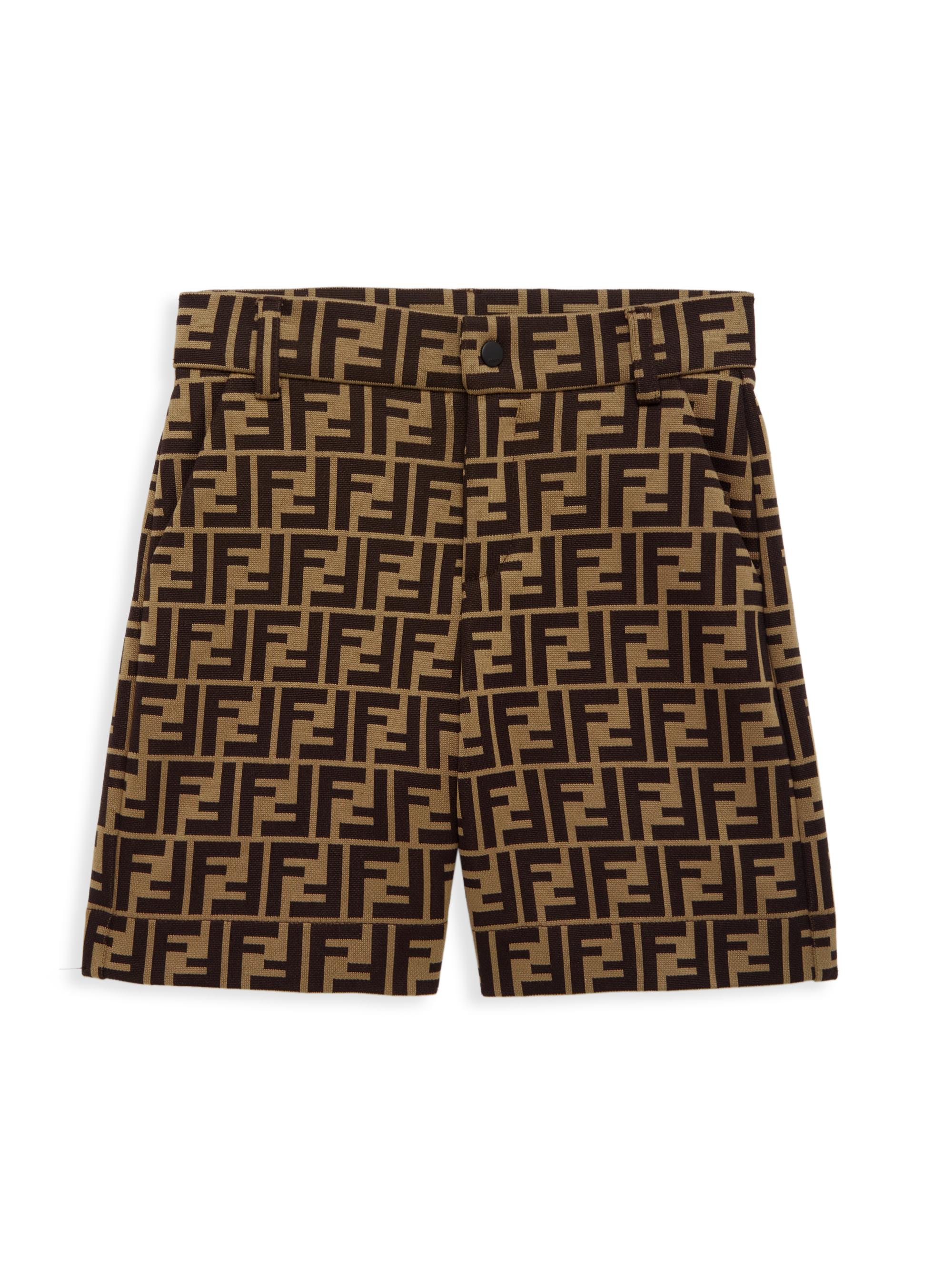 Fendi Boy's Allover FF Neoprene Shorts | Saks Fifth Avenue