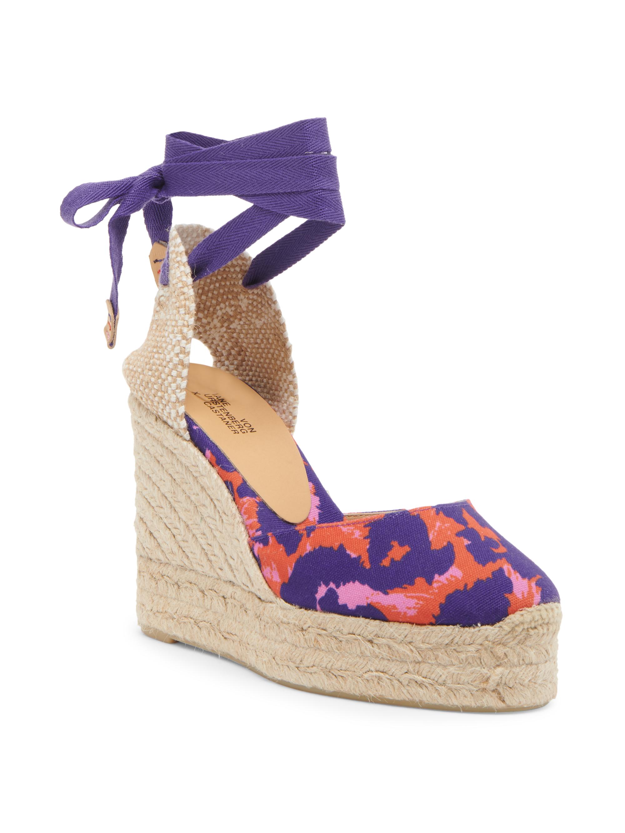 Castañer Carina Animal-Print Wedge Espadrilles | Saks Fifth