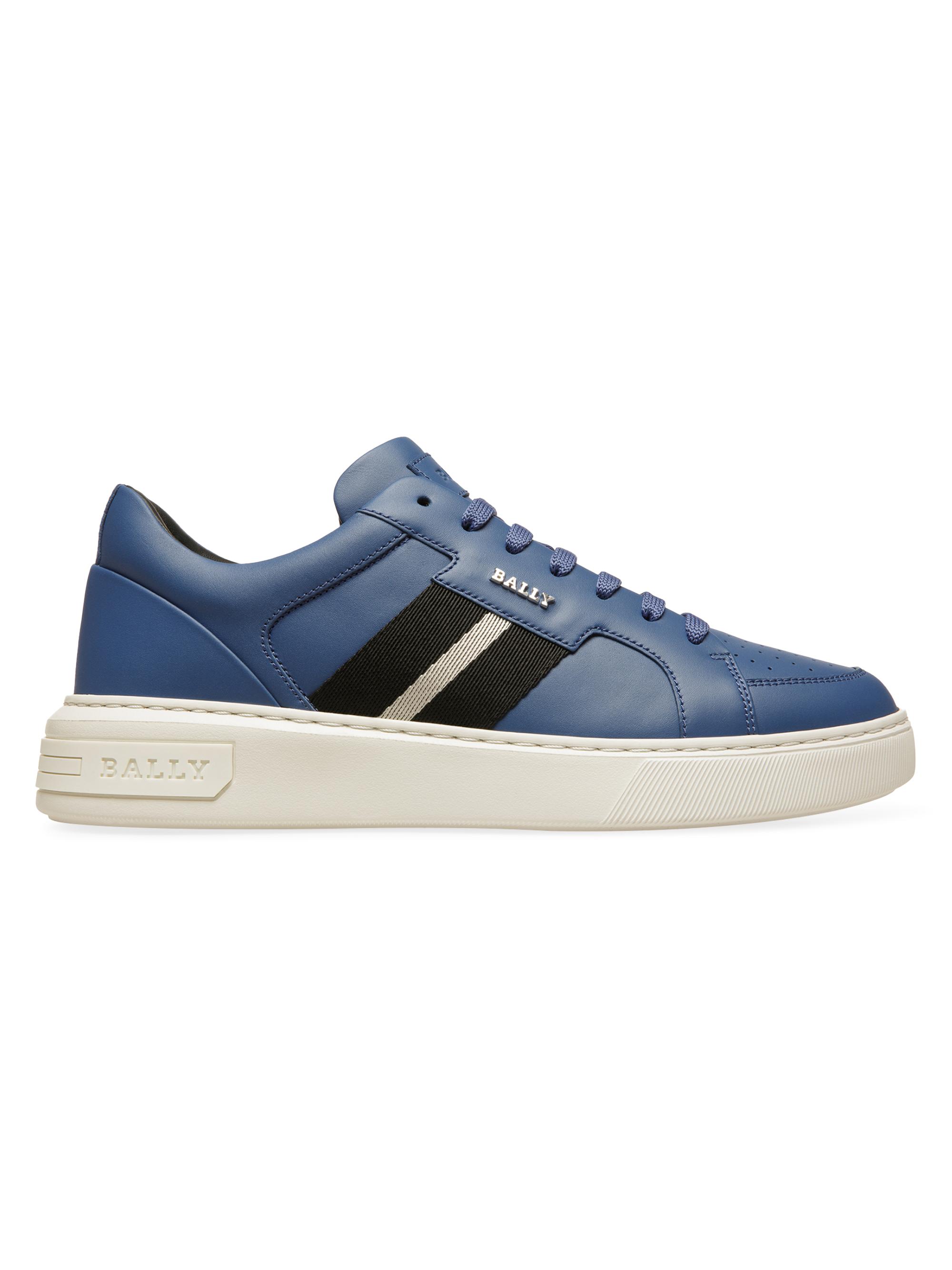 Bally Men's Moony Low-Top Sneakers - Blue Neon
