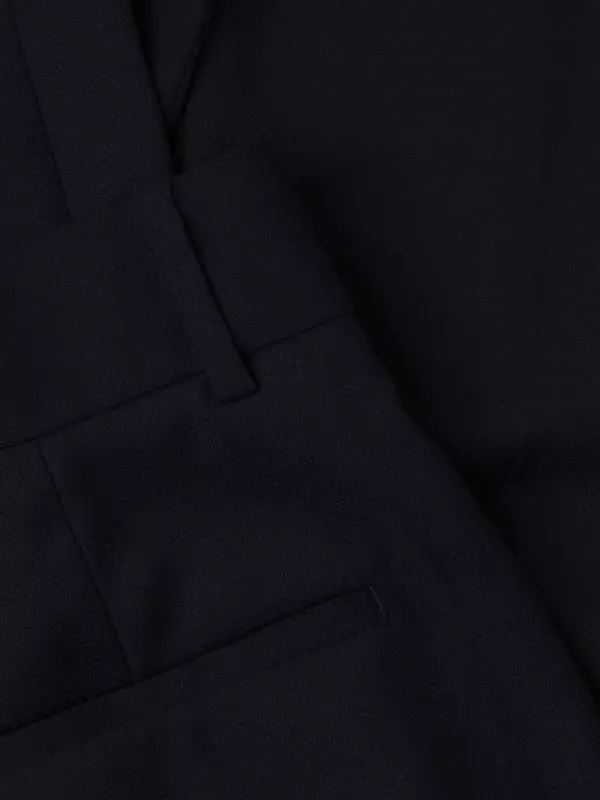 Reiss Navy Haisley Tailored Flared Suit Trousers