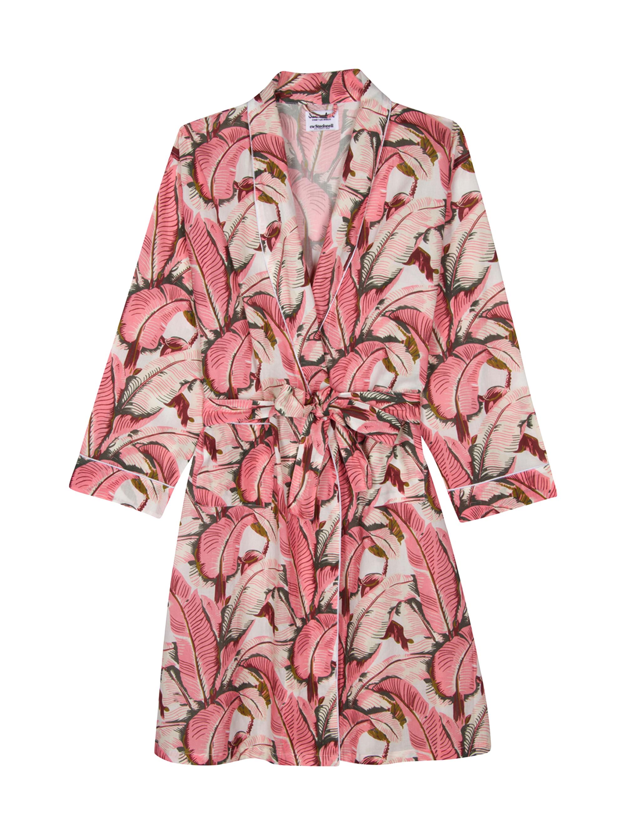 Sant and Abel Women's Martinique Banana Leaf Robe - Pink