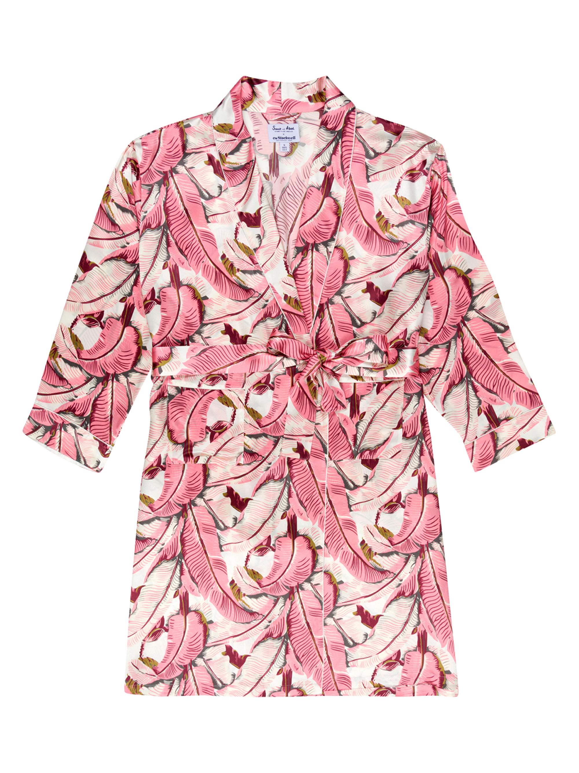 Sant and Abel Women's Banana Leaf Robe - Pink