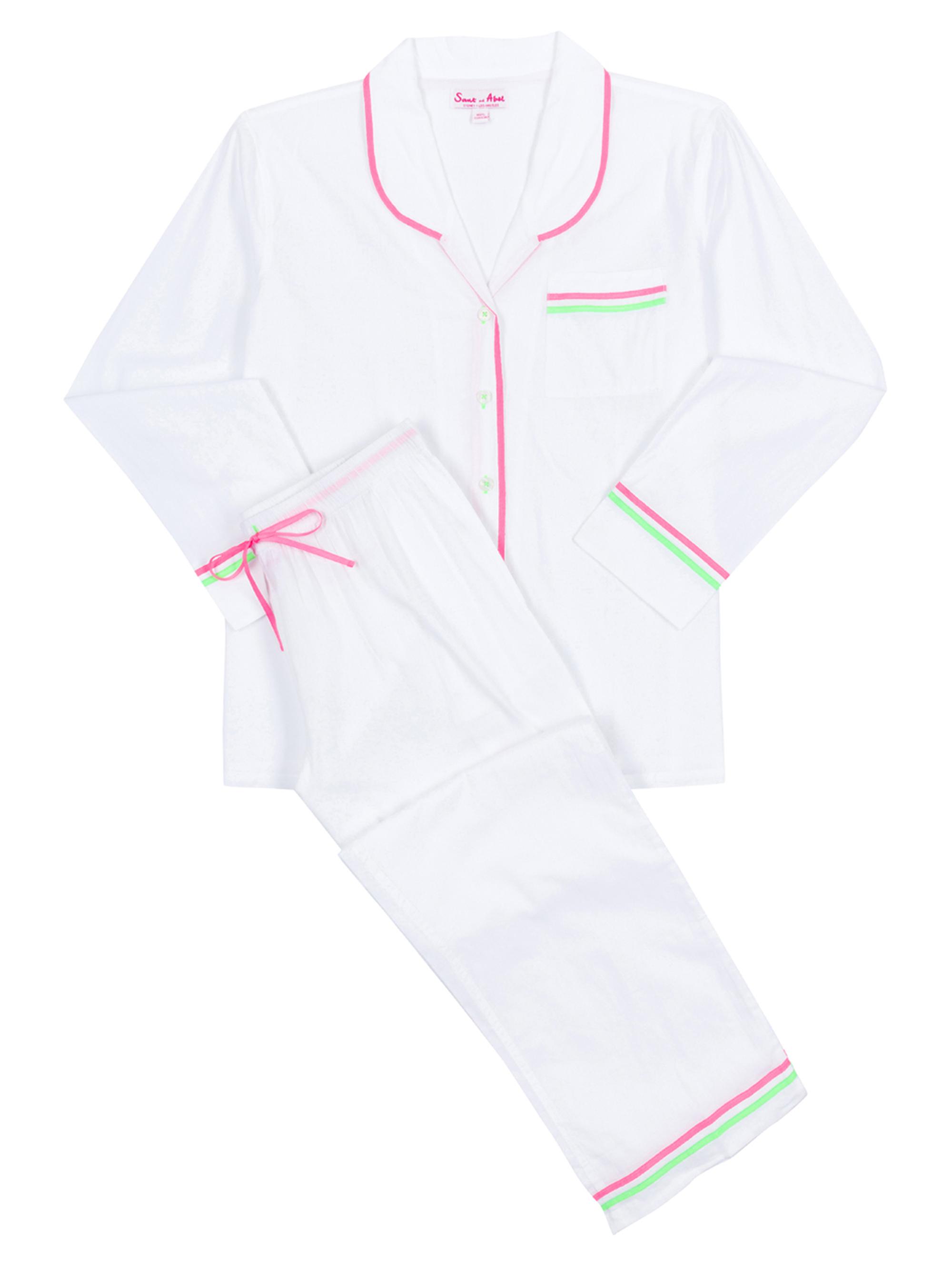 Sant and Abel Women's Billie Neon Long Set - White