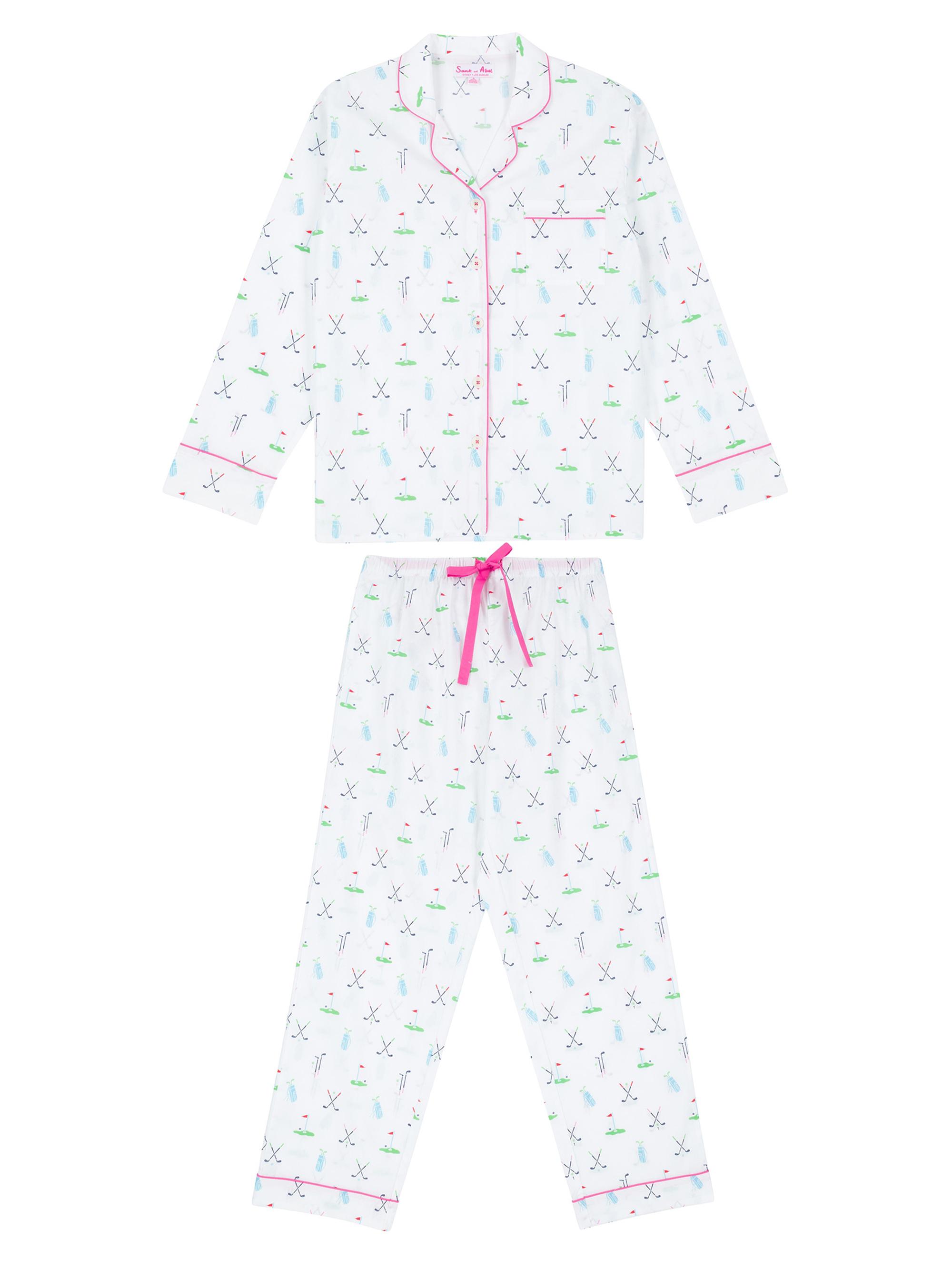 Sant and Abel Women's Golf Long Pajama Set - Pink