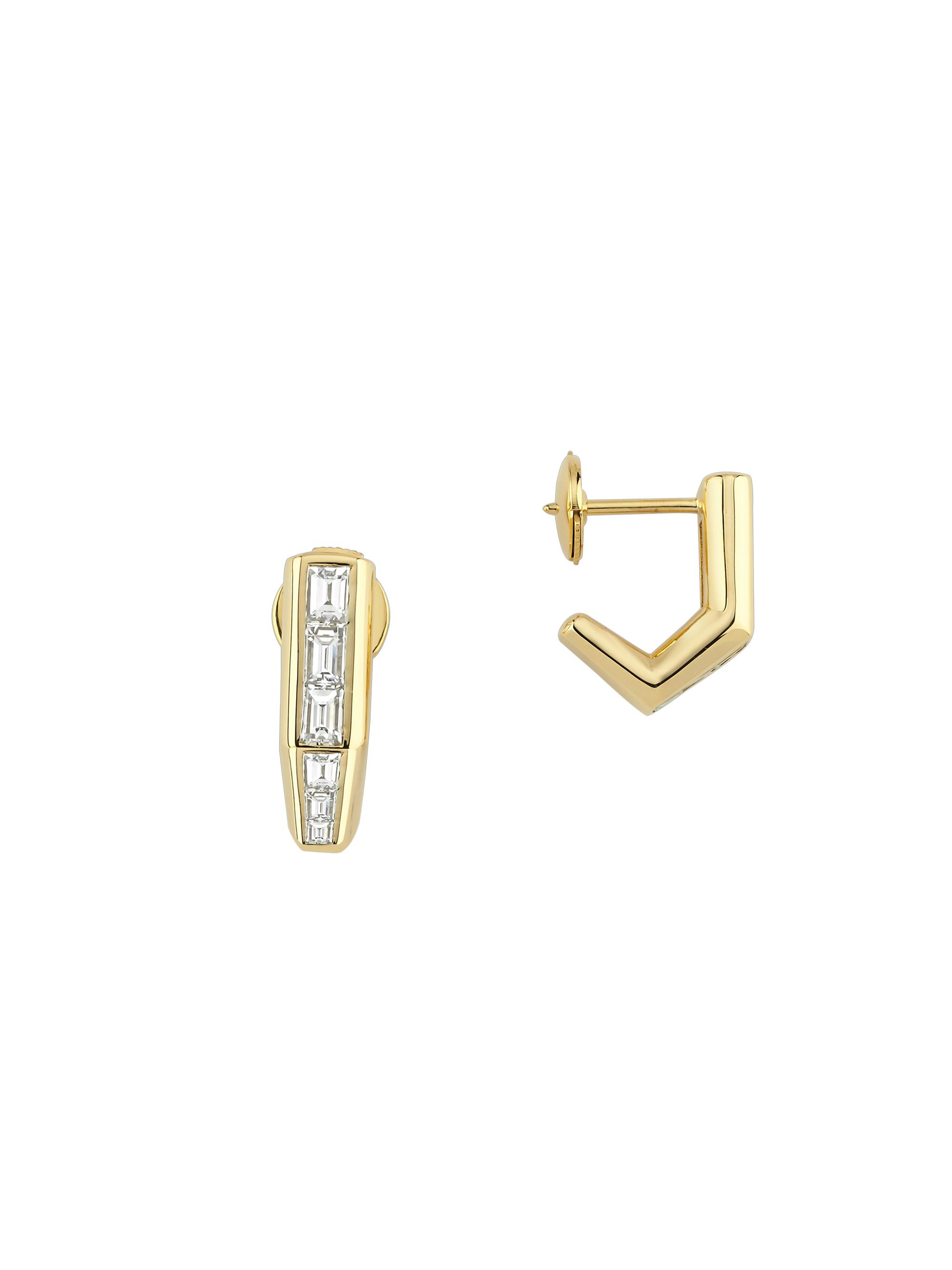 Ascher Women's Bubble Callisto 18K Yellow Gold & 1.27 TCW Diamond Drop Earrings - Gold