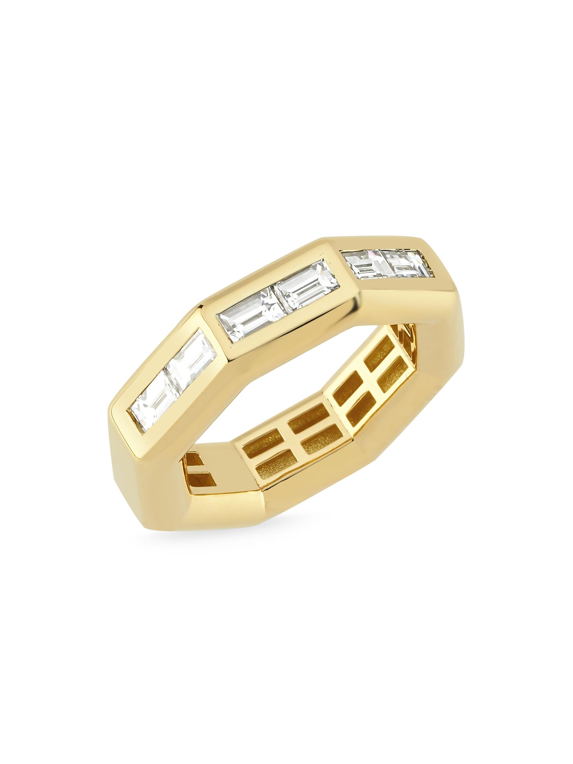 Ascher Women's Bubble 18K Yellow Gold & 1.02 TCW Diamond Octagonal Ring - Gold