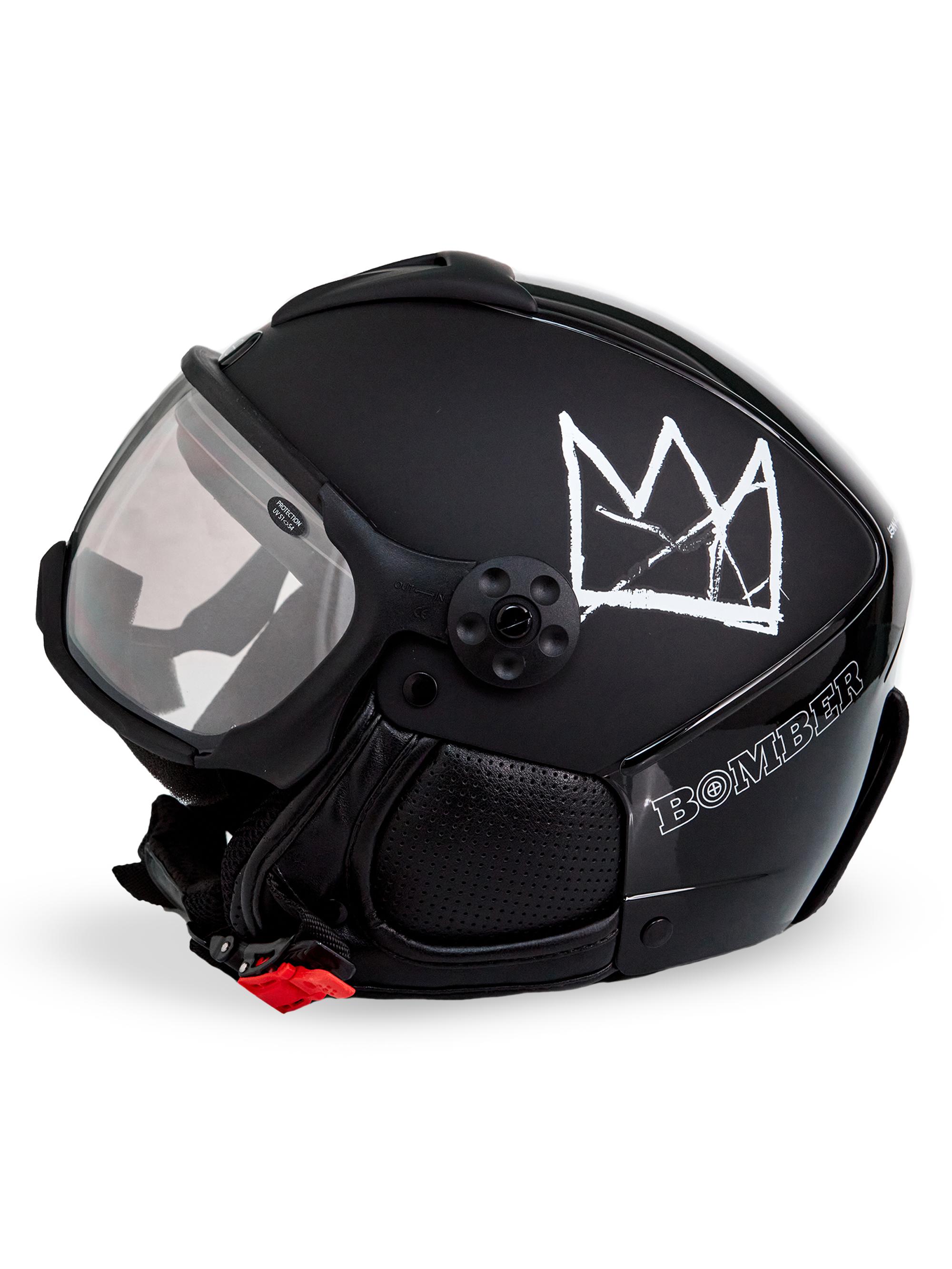 Bomber Ski Basquiat Crown Helmet - Black