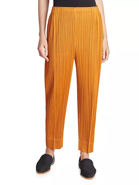 Pleats Please Issey Miyake Tapered-leg Trousers Review