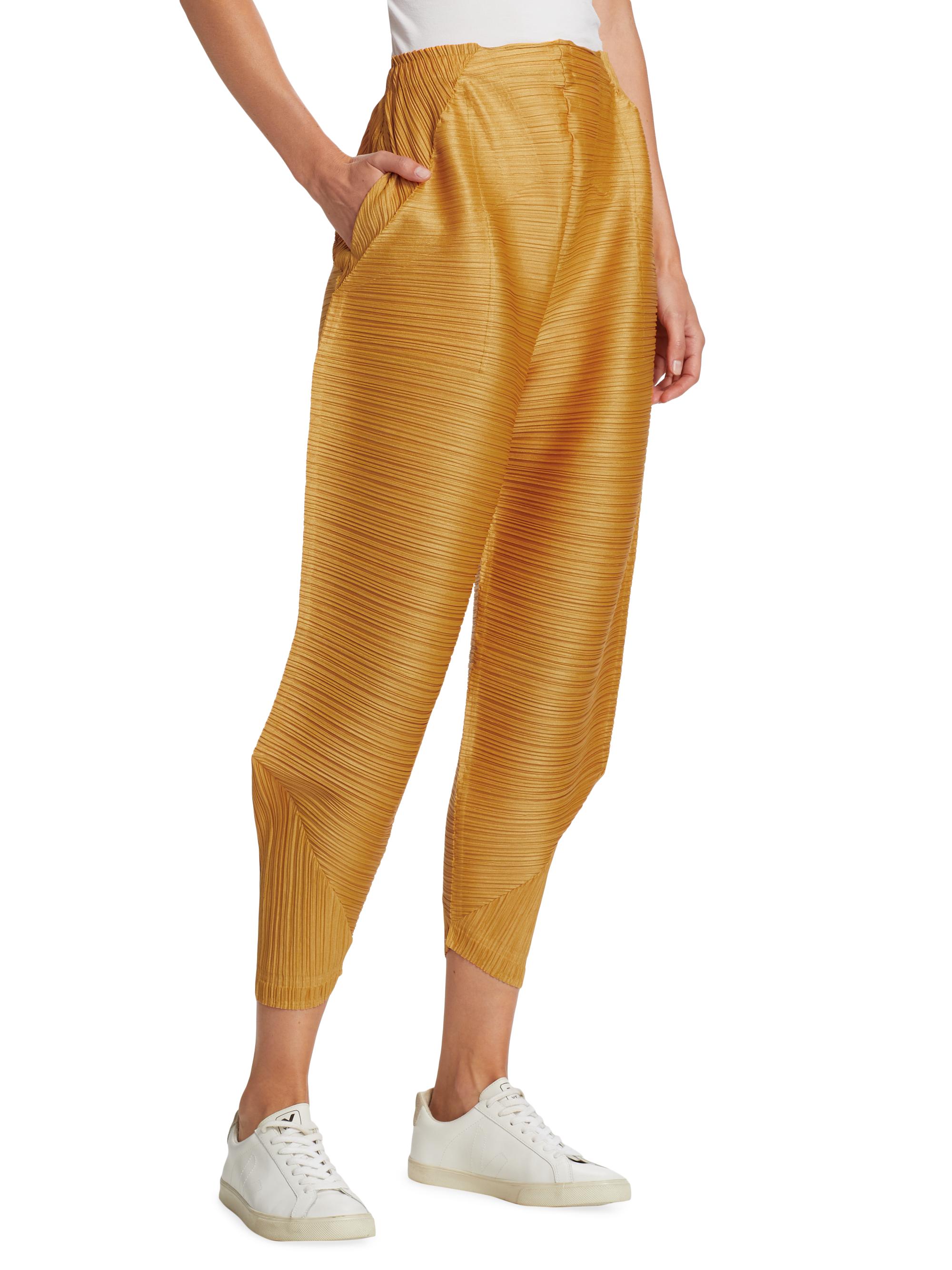 Pleats Please Issey Miyake Tour Tapered Pants | Saks Fifth Avenue