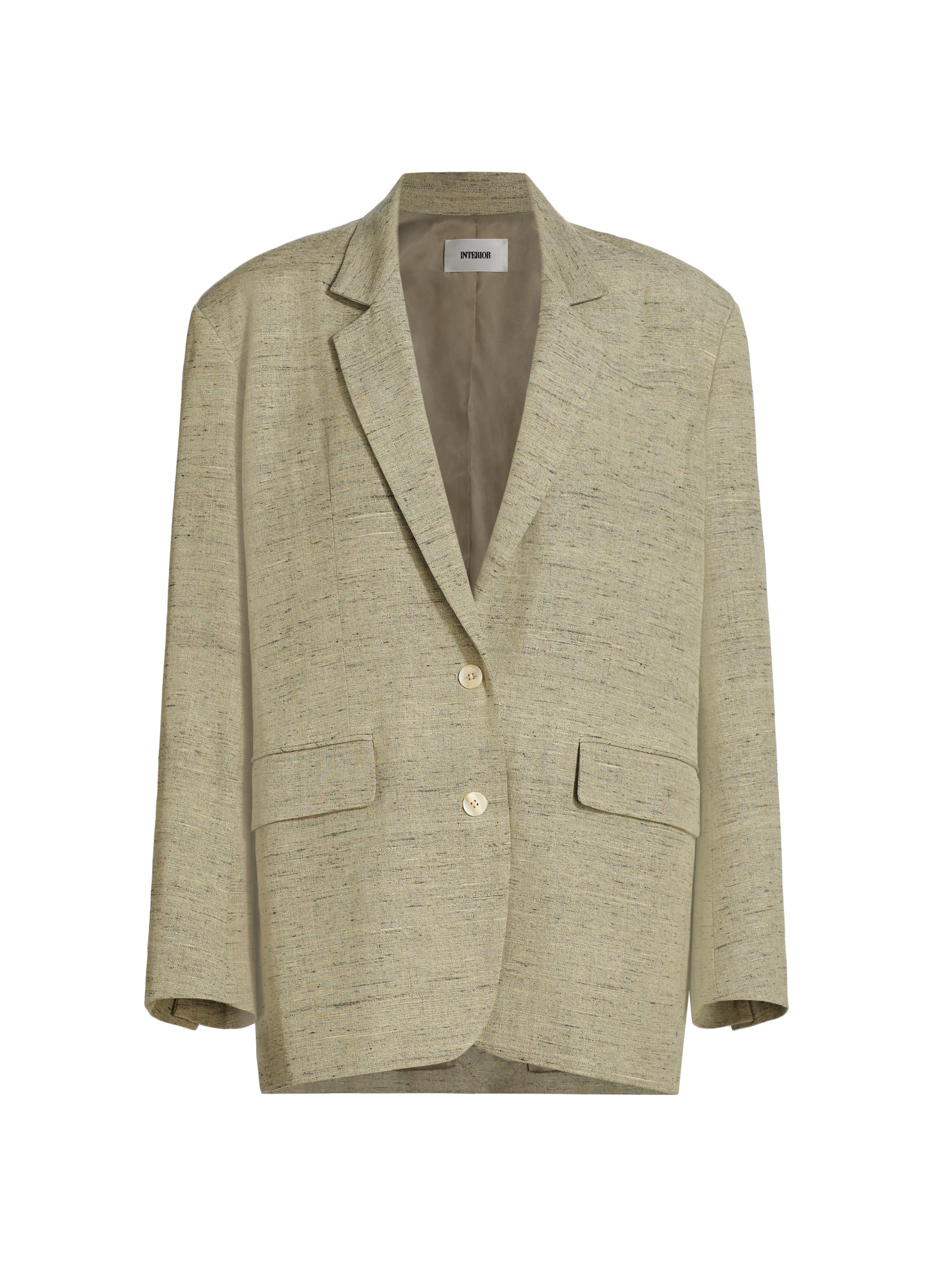 Interior Women's Damien Oversized Jacket - Wheat