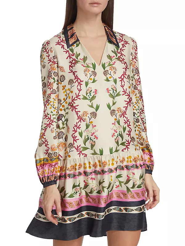 Women's Shearling Hannah Floral Embroidered Coat