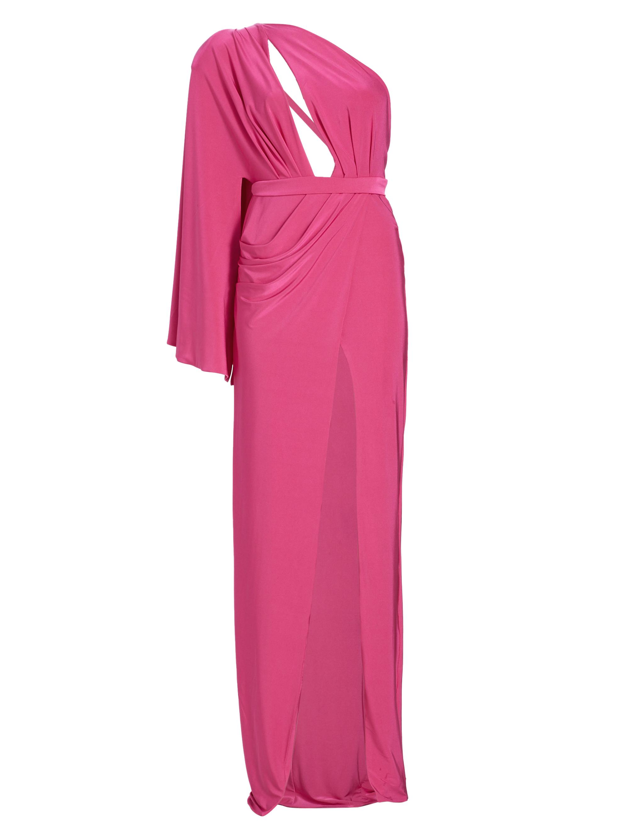 Michael Costello Collection Women's Ethan Cut-Out Jersey Maxi Dress - Fuschia