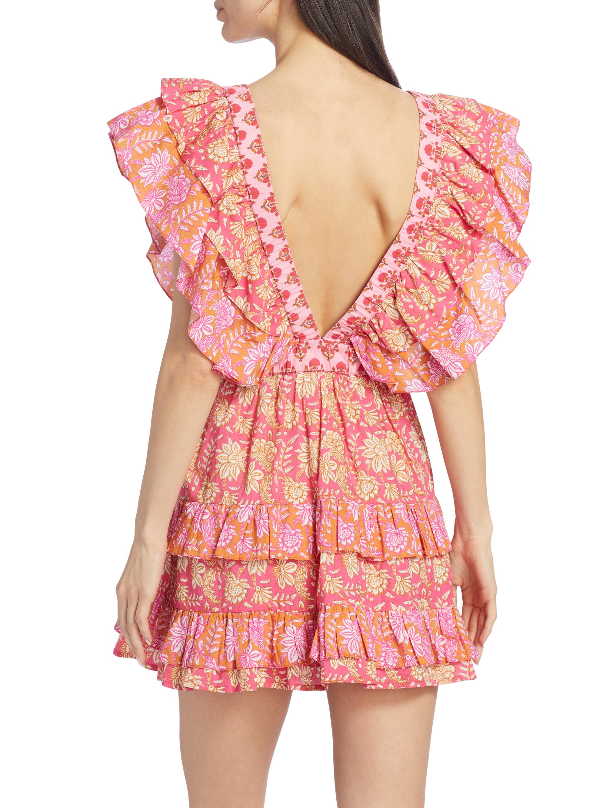 saks fifth avenue figue aurelia cotton mini dress Aurelia Pleated Stretch Mini Dress  Rosamarilla.Co