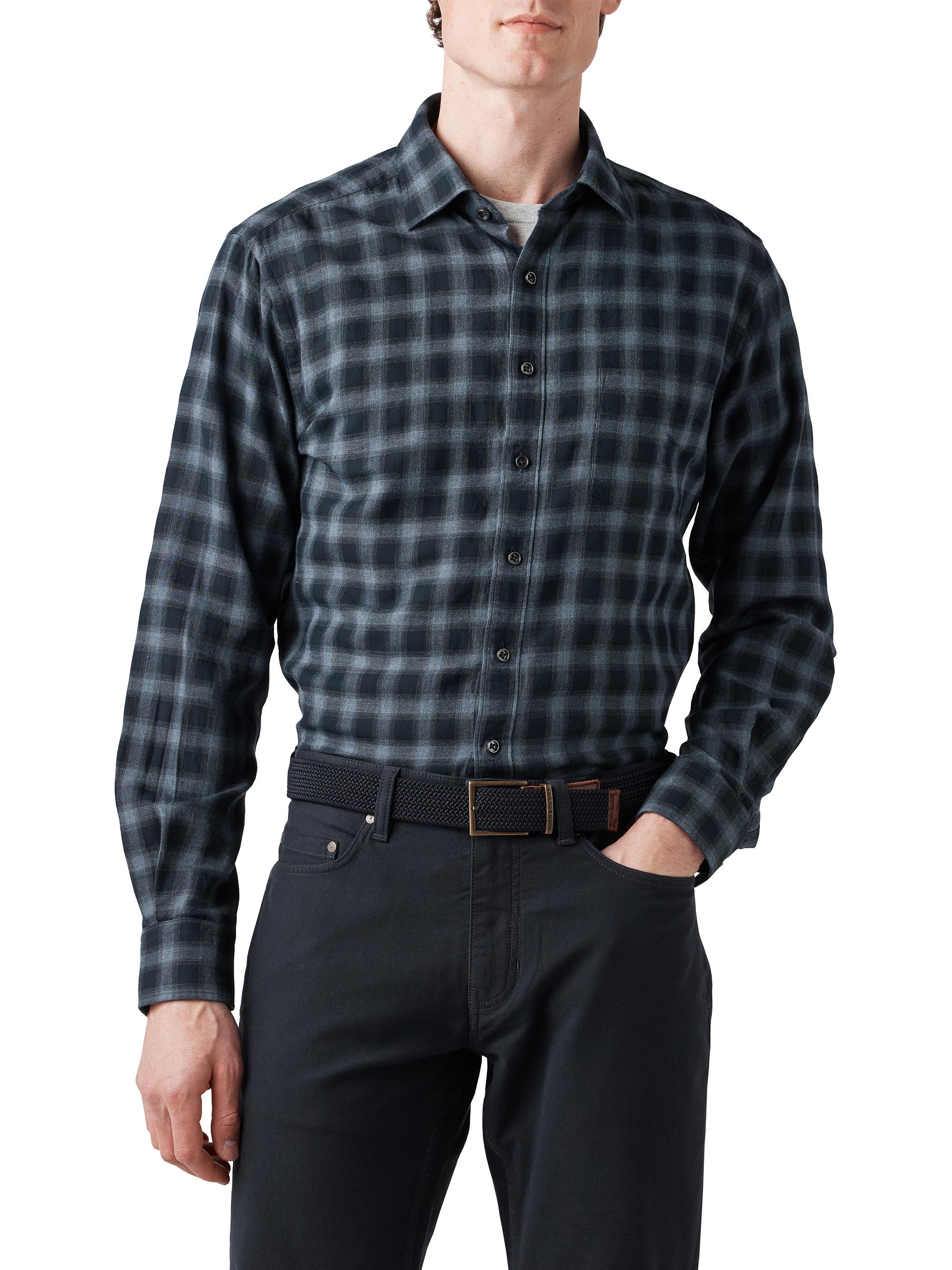 Rodd & Gunn Men's Queenwood Flannel Shirt - Midnight