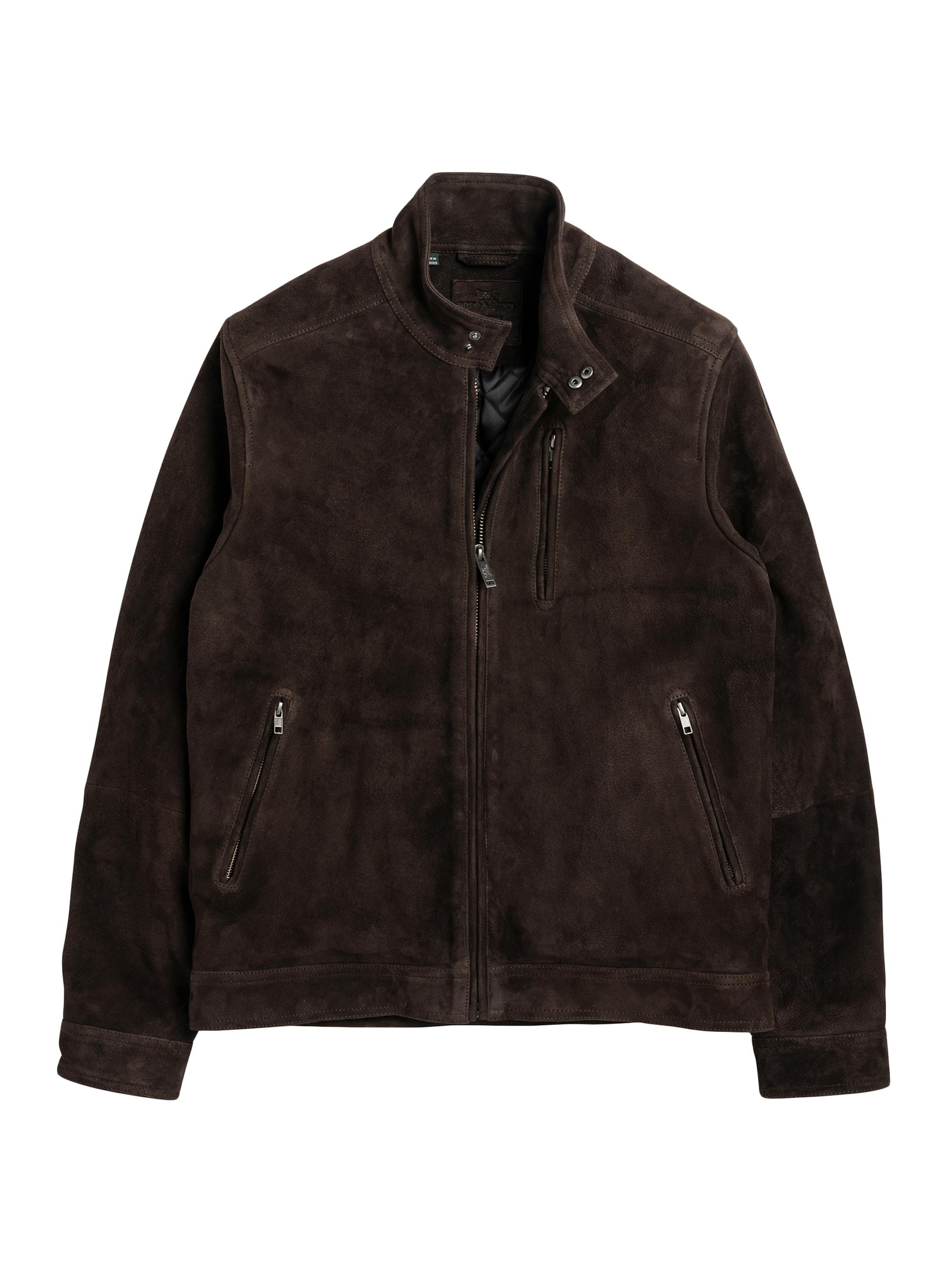 Rodd & Gunn Men's Anchorite Leather Jacket - Carob