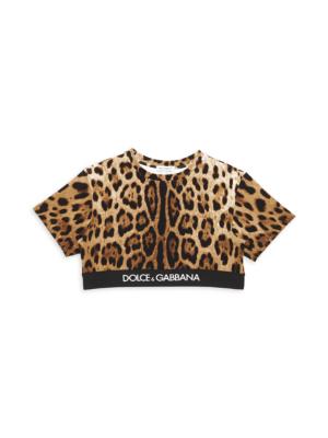 Dolce amp; Gabbana tiger-print track pants - Brown