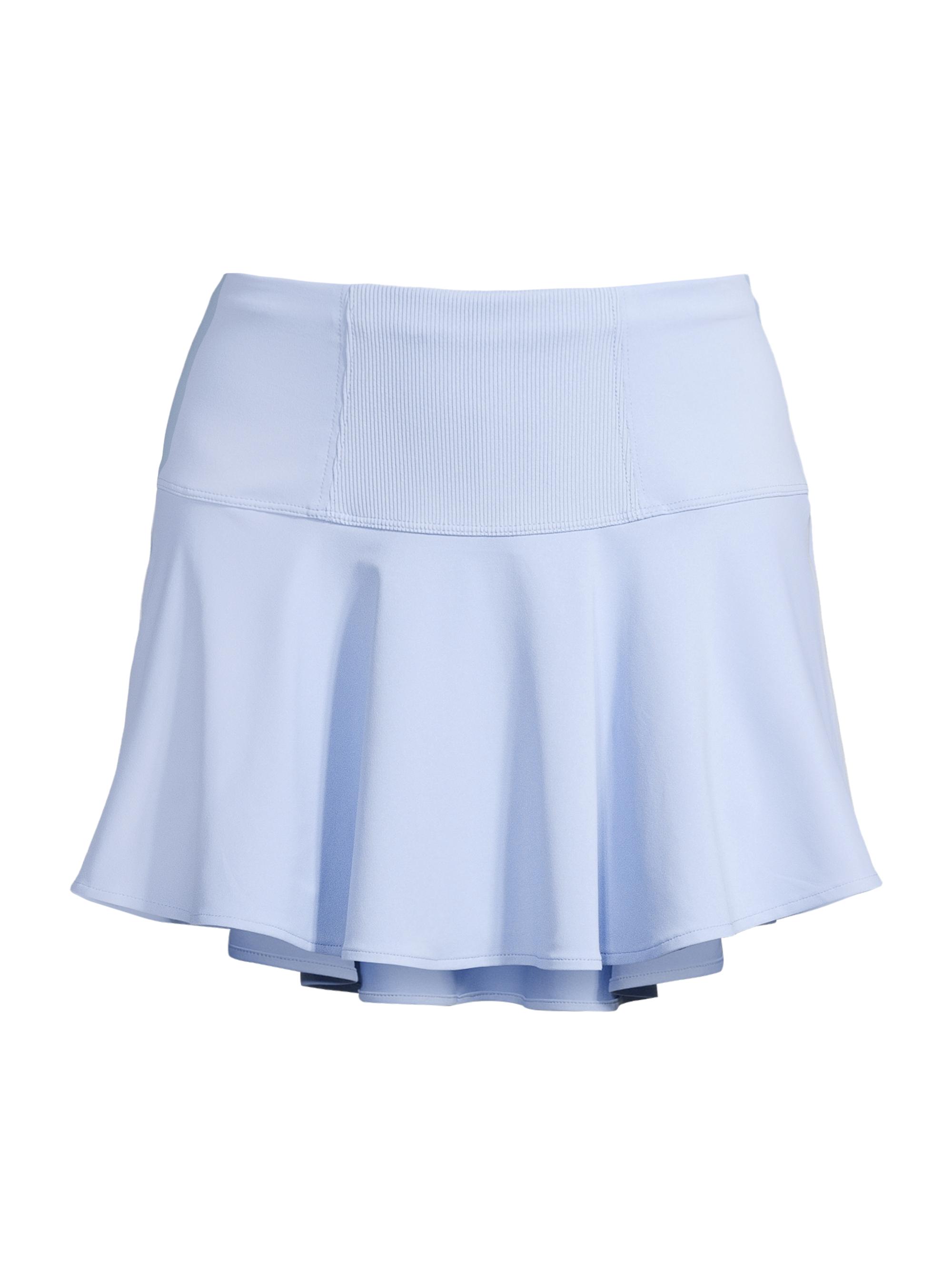 Lucky in Love Women's Tech Performance High Tech Flounce Skirt - Light Blue
