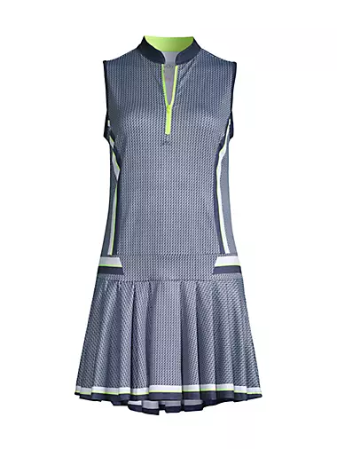 Core Fast Paced Printed Jersey Golf Dress