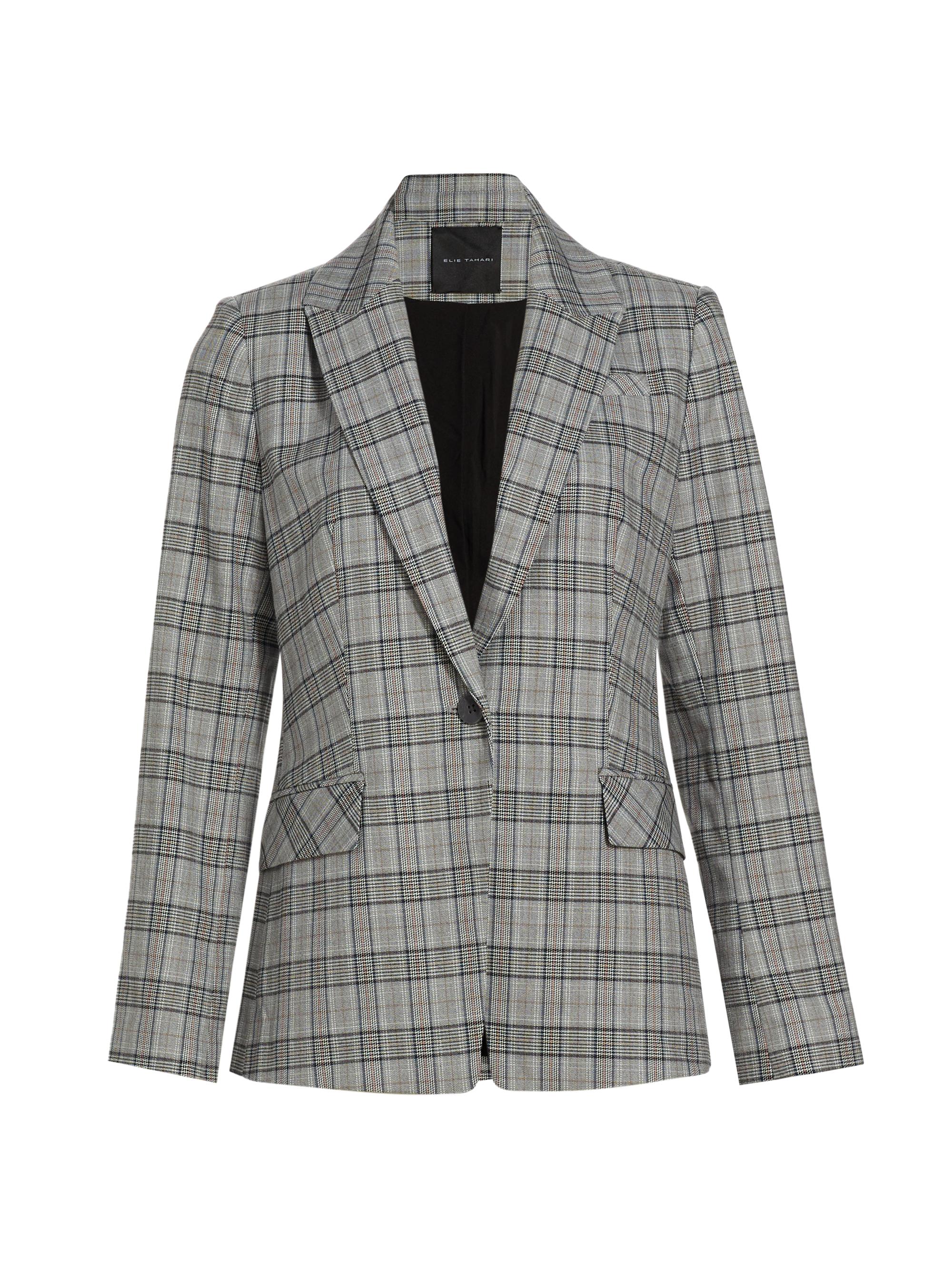 Elie Tahari Women's Grayson Plaid Blazer - Grayson Plaid